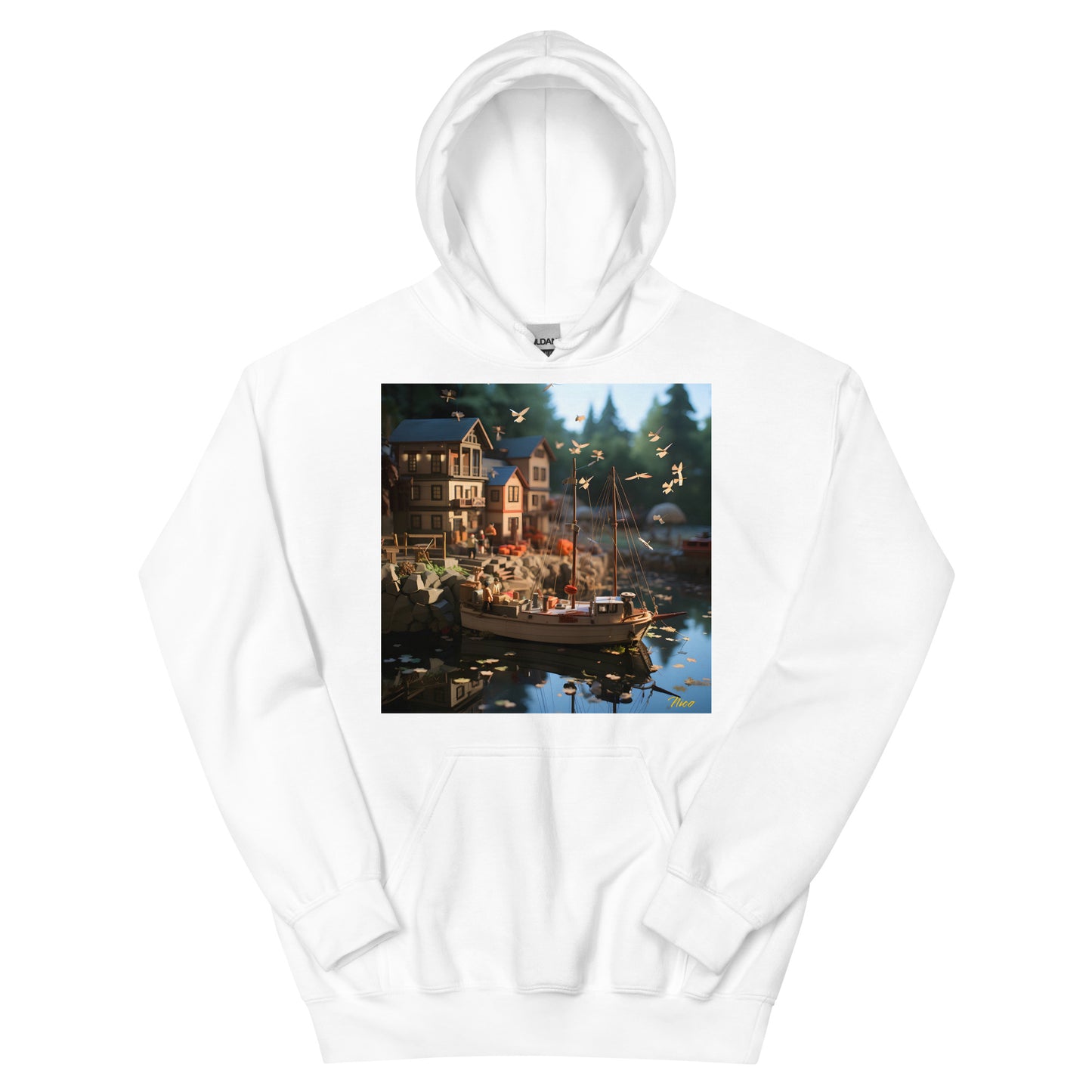 On The Docks By The Bay Series Print #7 - Unisex Hoodie