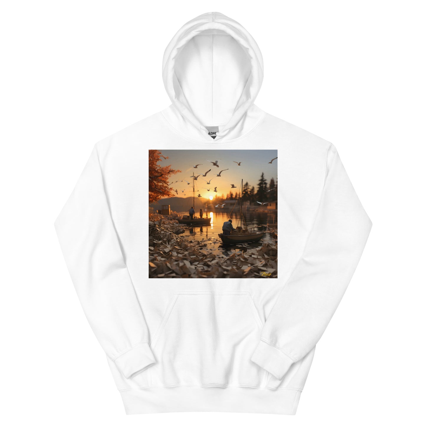 On The Docks By The Bay Series Print #4 - Unisex Hoodie