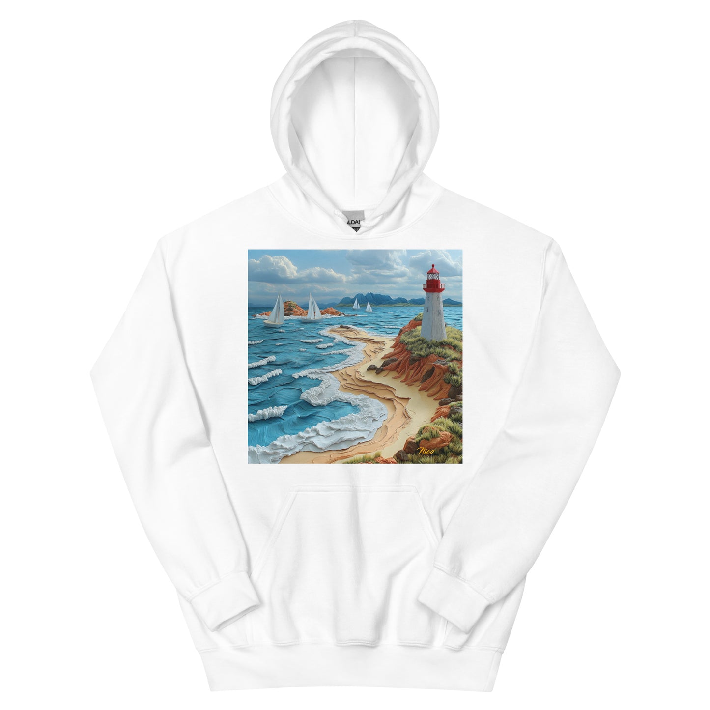 By The Seaside Series Print #4 - Unisex Hoodie