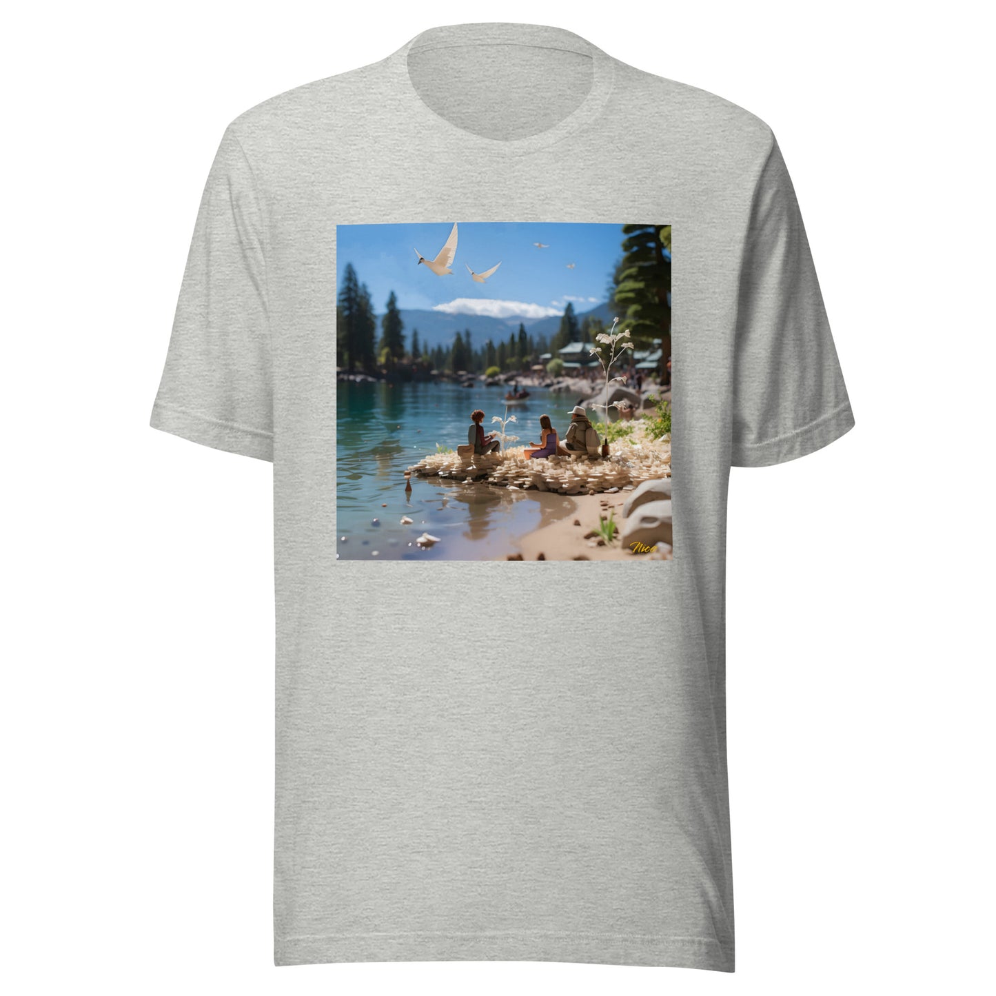 Mountain Lake Series Print #7 - Unisex t-shirt