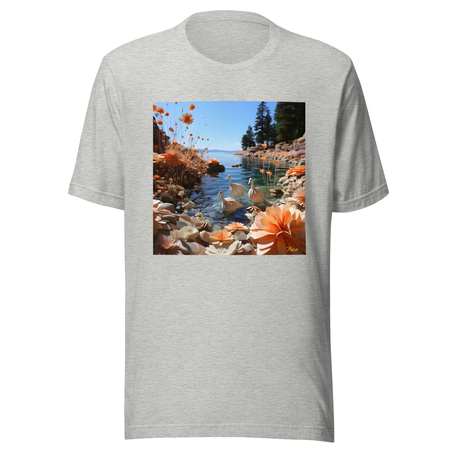 Atop The Mountain Lakeshore Series Print #4 - Unisex t-shirt