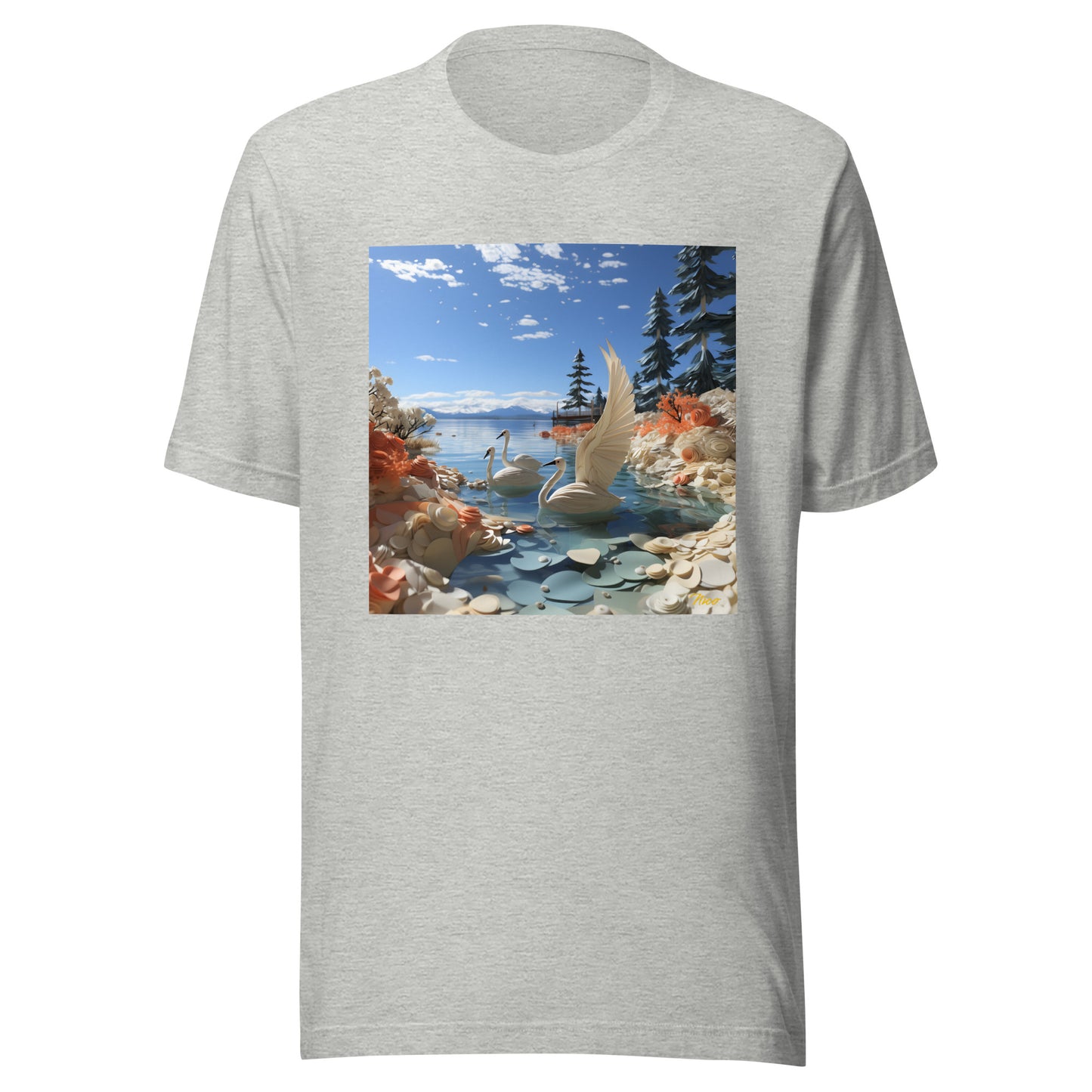 Atop The Mountain Lakeshore Series Print #1 - Unisex t-shirt