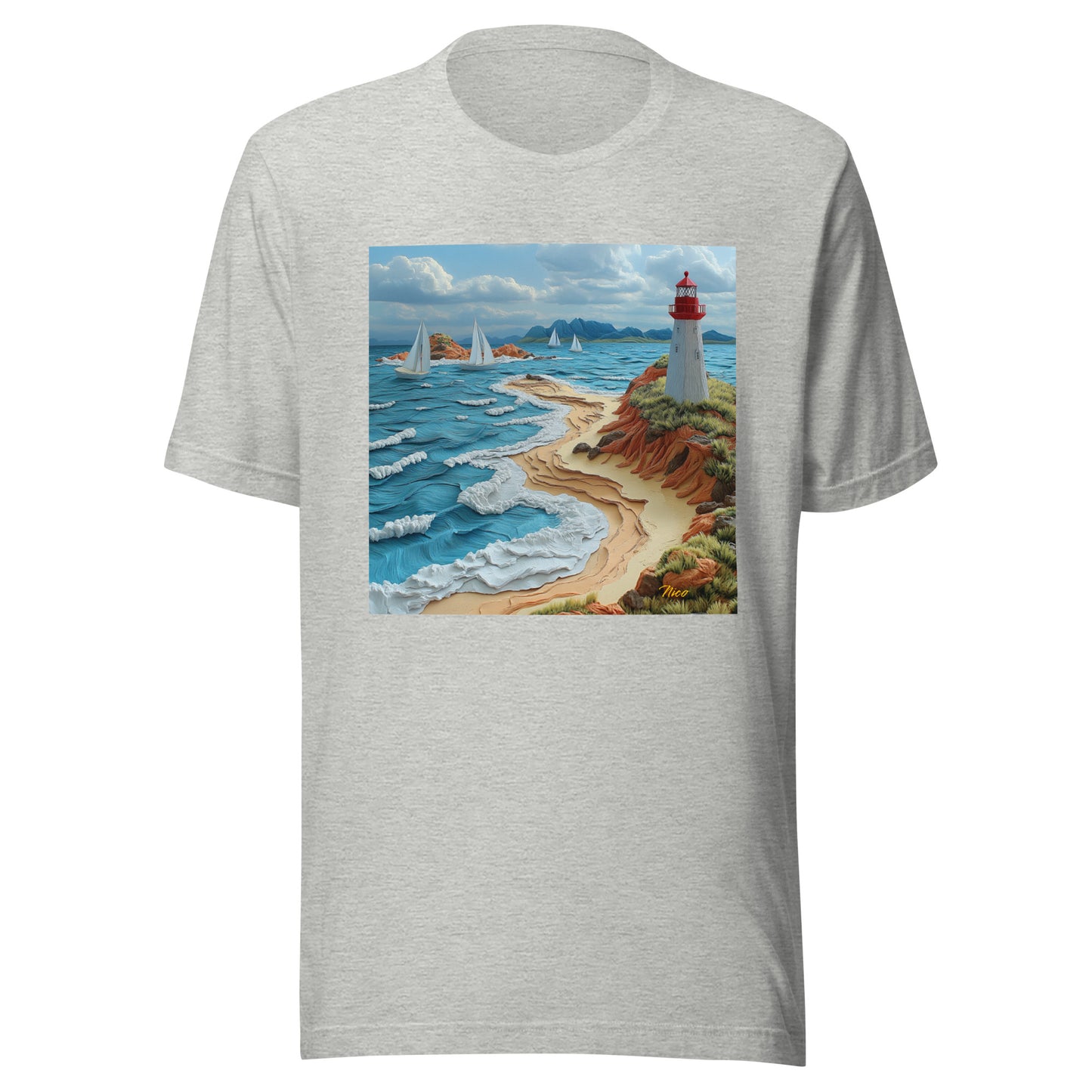 By The Seaside Series Print #4 - Unisex t-shirt