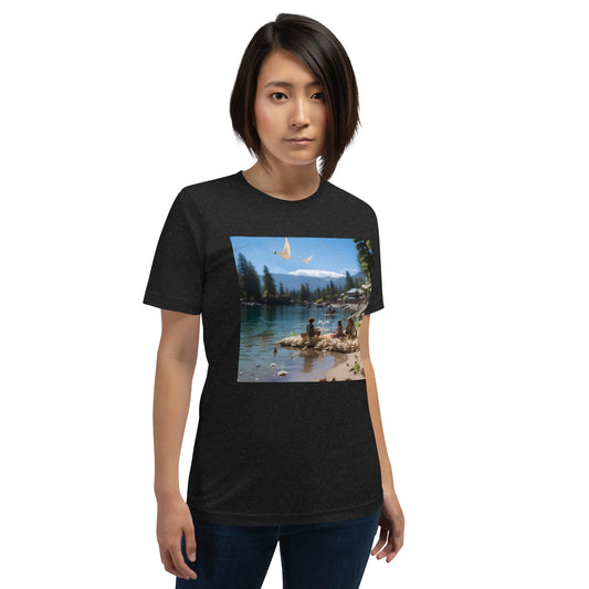 Mountain Lake Series Print #7 - Unisex t-shirt