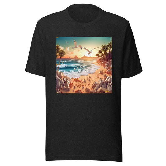 By The Seaside Series Print #4 - Unisex t-shirt