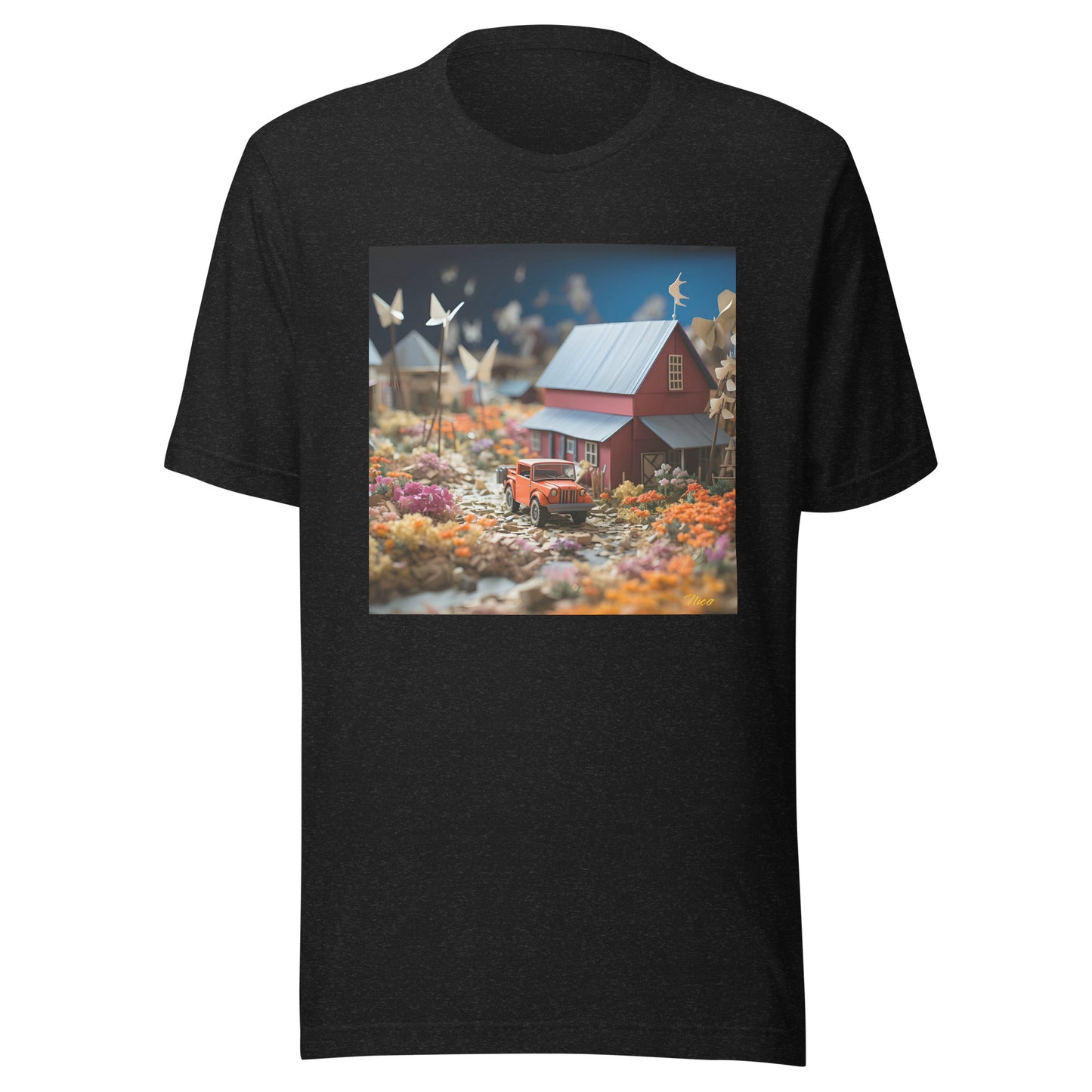 Meadow By The Farm Series Print #3 - Unisex t-shirt