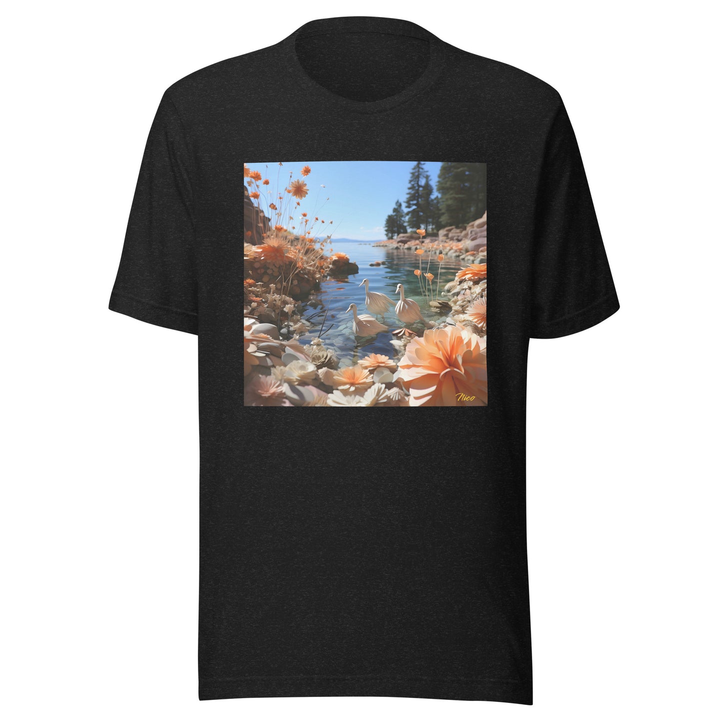 Atop The Mountain Lakeshore Series Print #4 - Unisex t-shirt