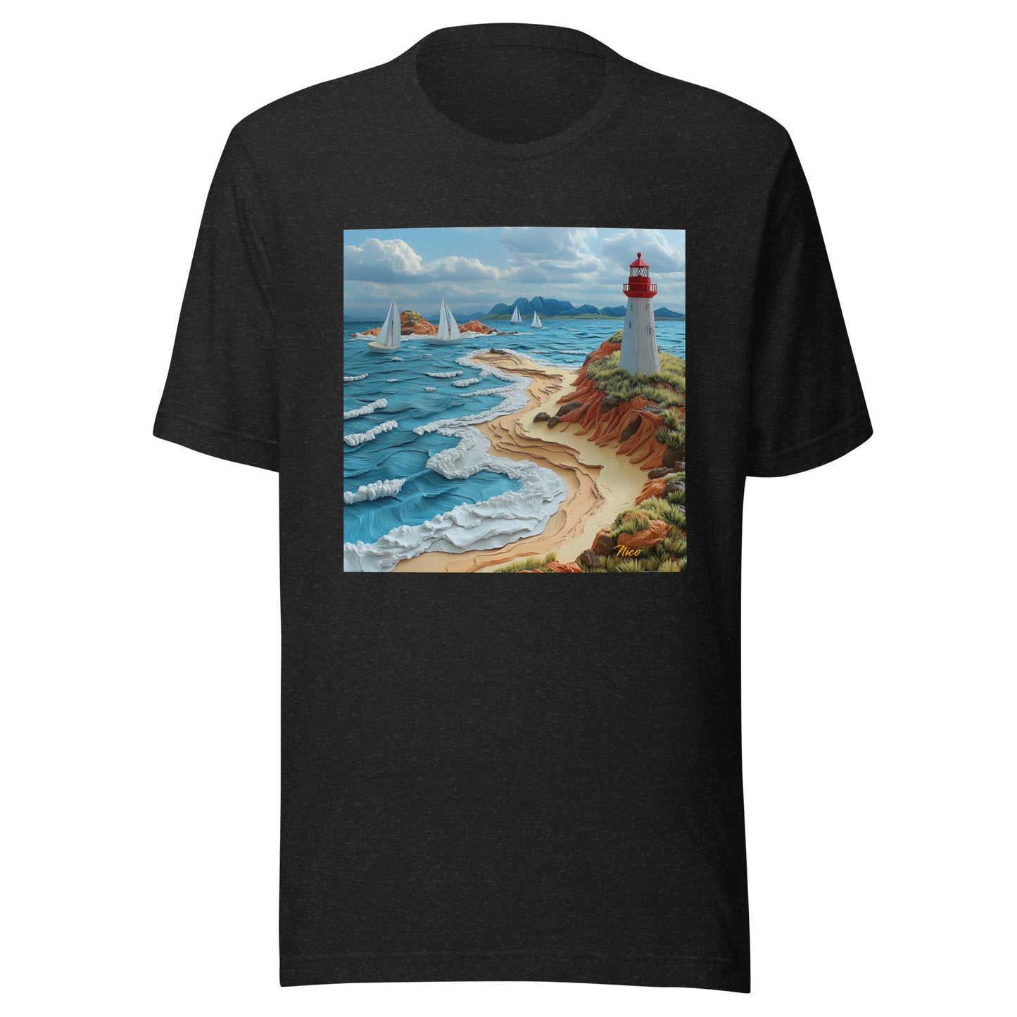 By The Seaside Series Print #4 - Unisex t-shirt