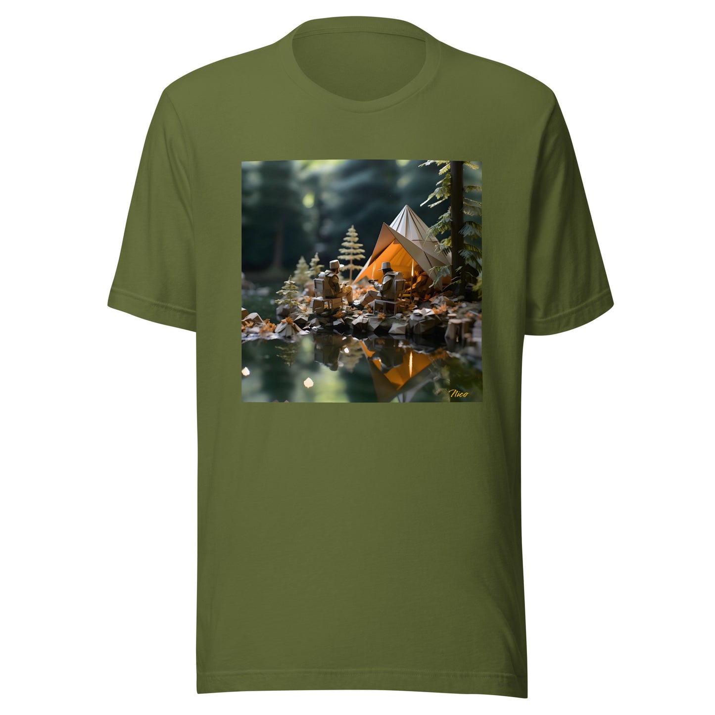 Relaxing By The Brook Series Print #10 - Unisex t-shirt