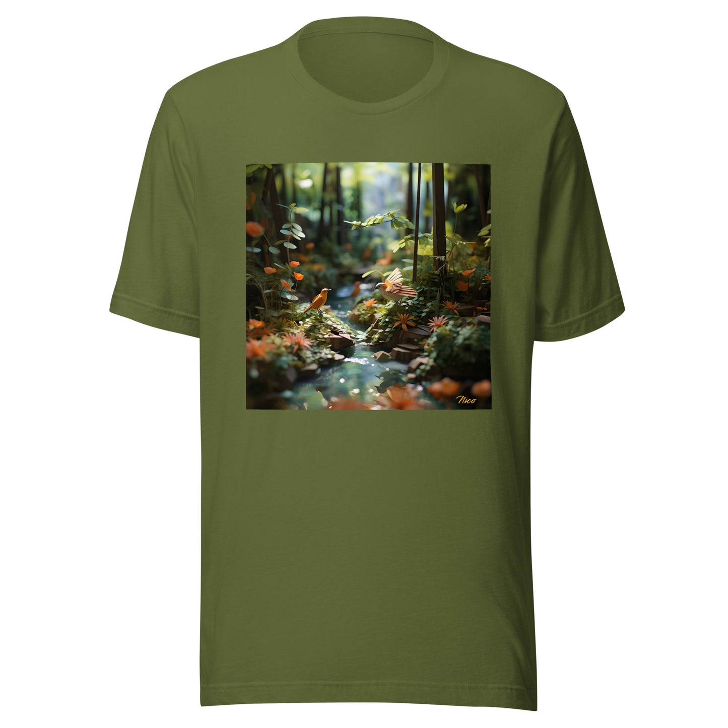 Relaxing By The Brook Series Print #8 - Unisex t-shirt