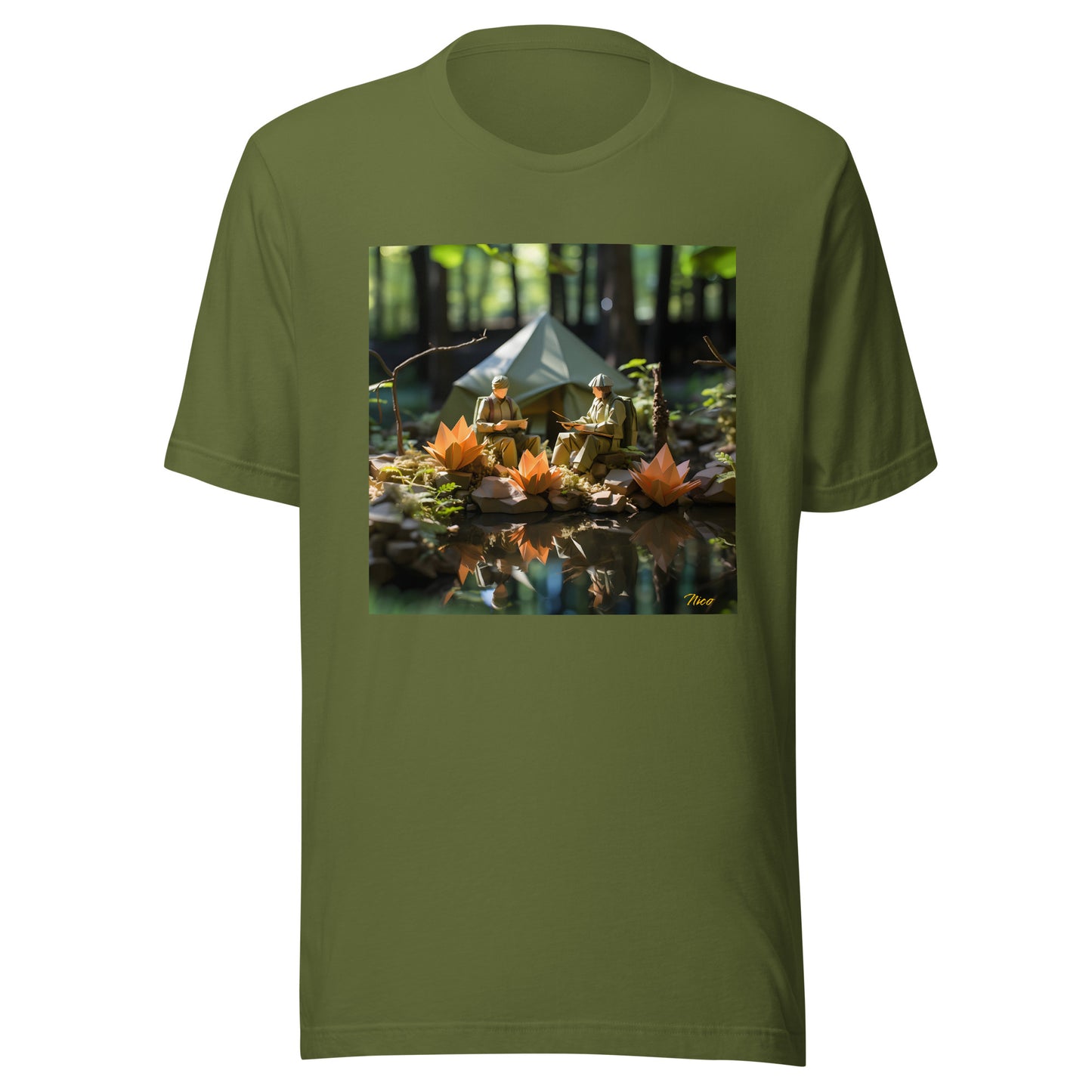 Relaxing By The Brook Series Print #7 - Unisex t-shirt