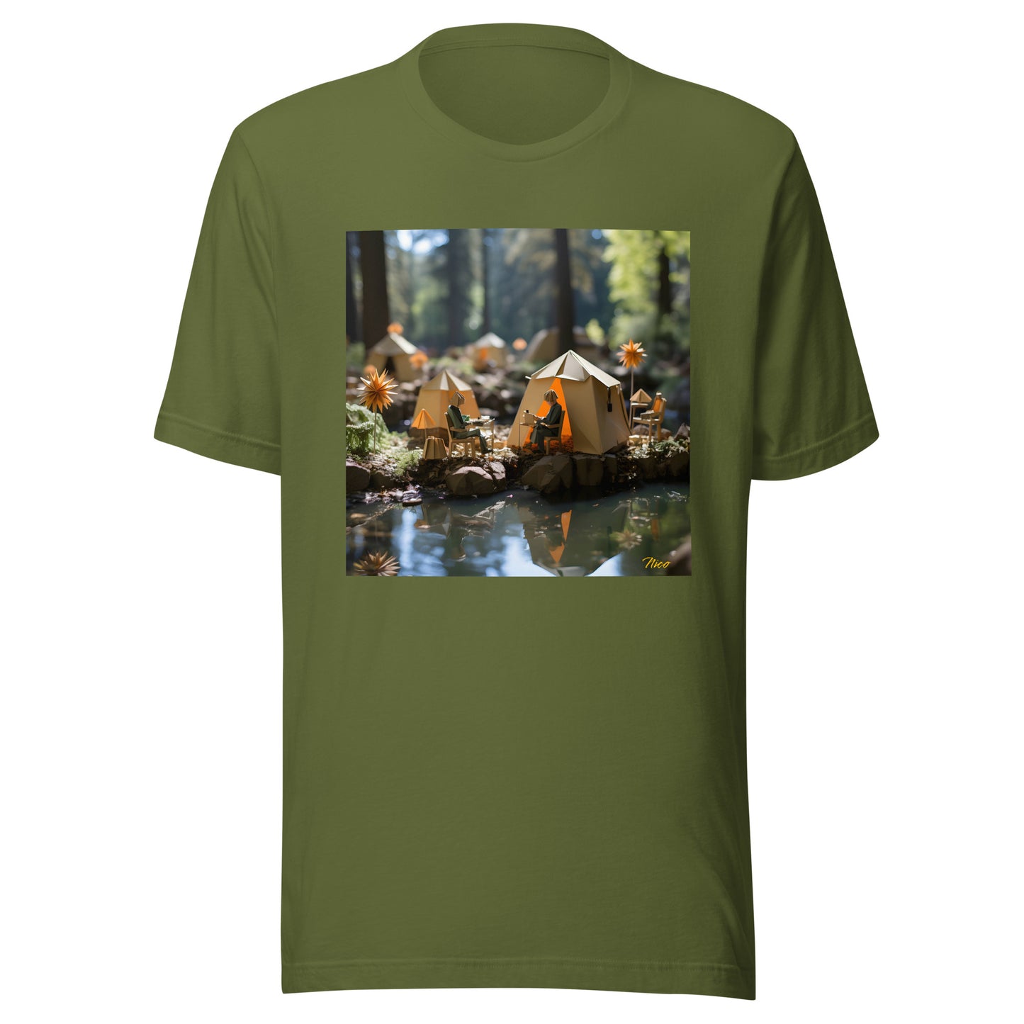 Relaxing By The Brook Series Print #4 - Unisex t-shirt