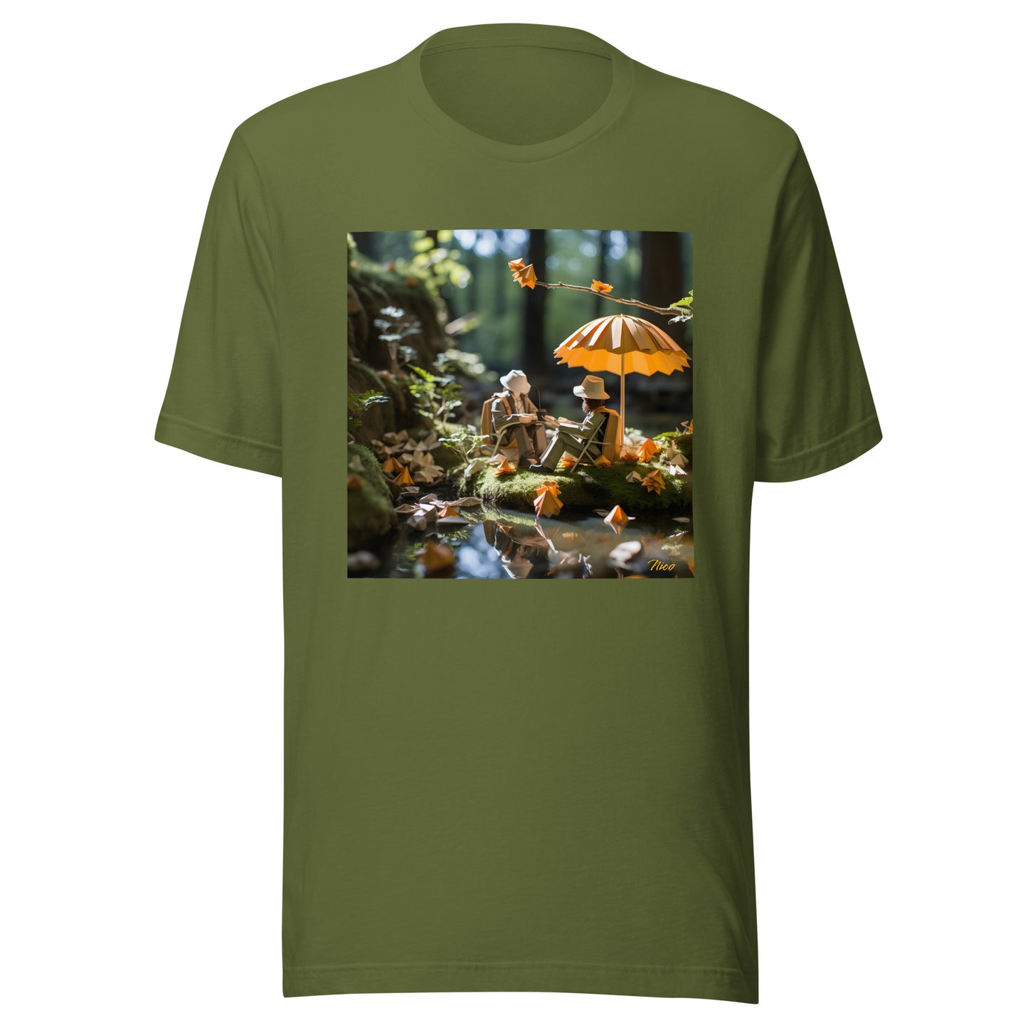 Relaxing By The Brook Series Print #2 - Unisex t-shirt