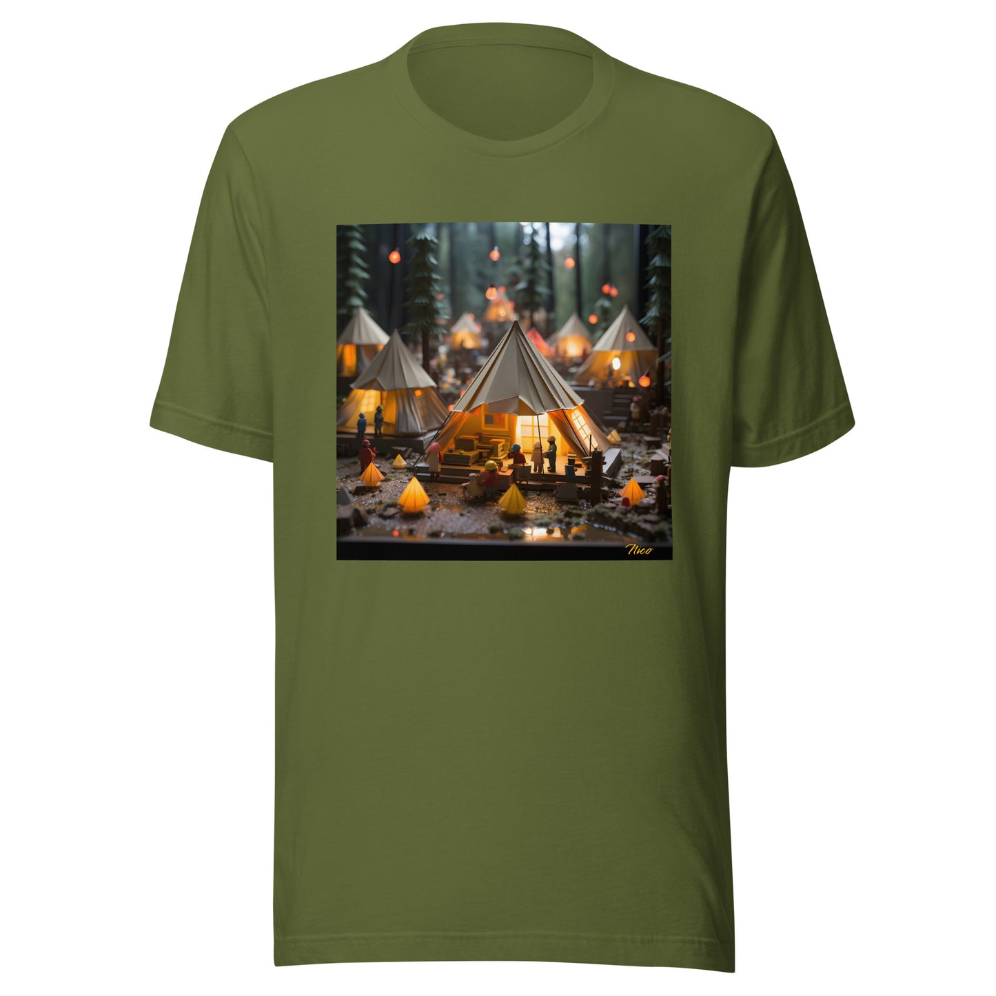 Camping In The Rain Series Print #10 - Unisex t-shirt