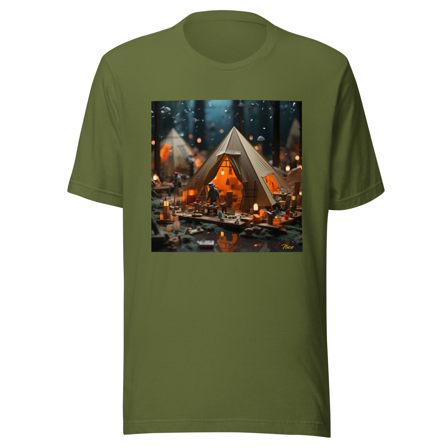 Camping In The Rain Series Print #8 - Unisex t-shirt