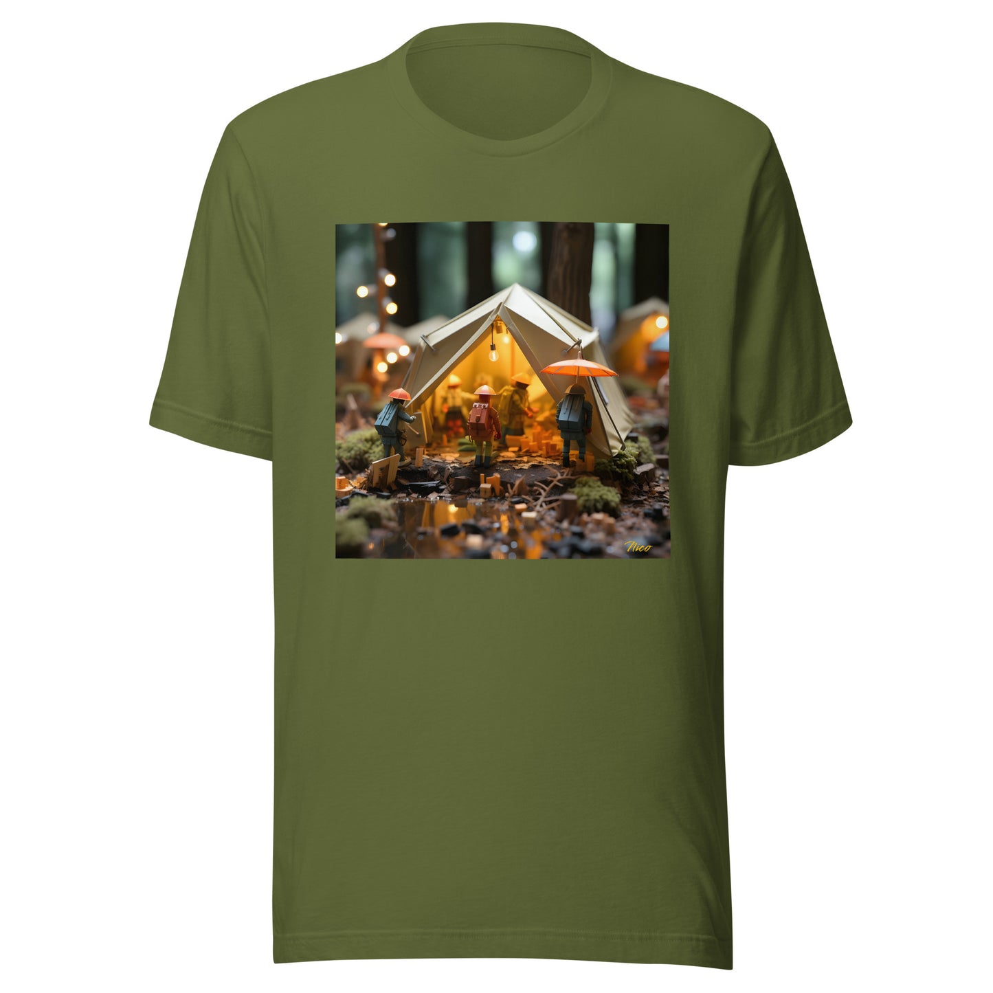 Camping In The Rain Series Print #5 - Unisex t-shirt