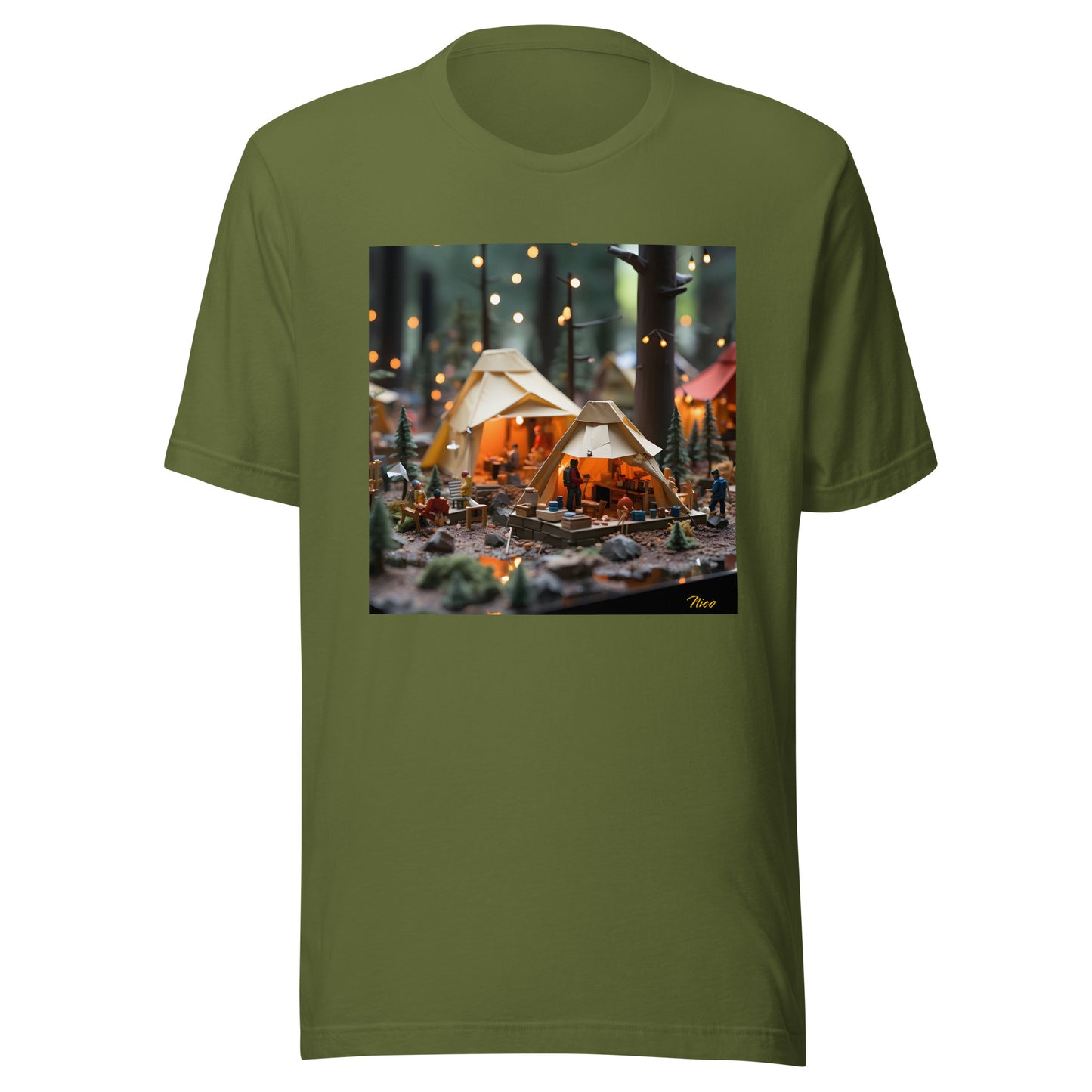 Camping In The Rain Series Print #4 - Unisex t-shirt