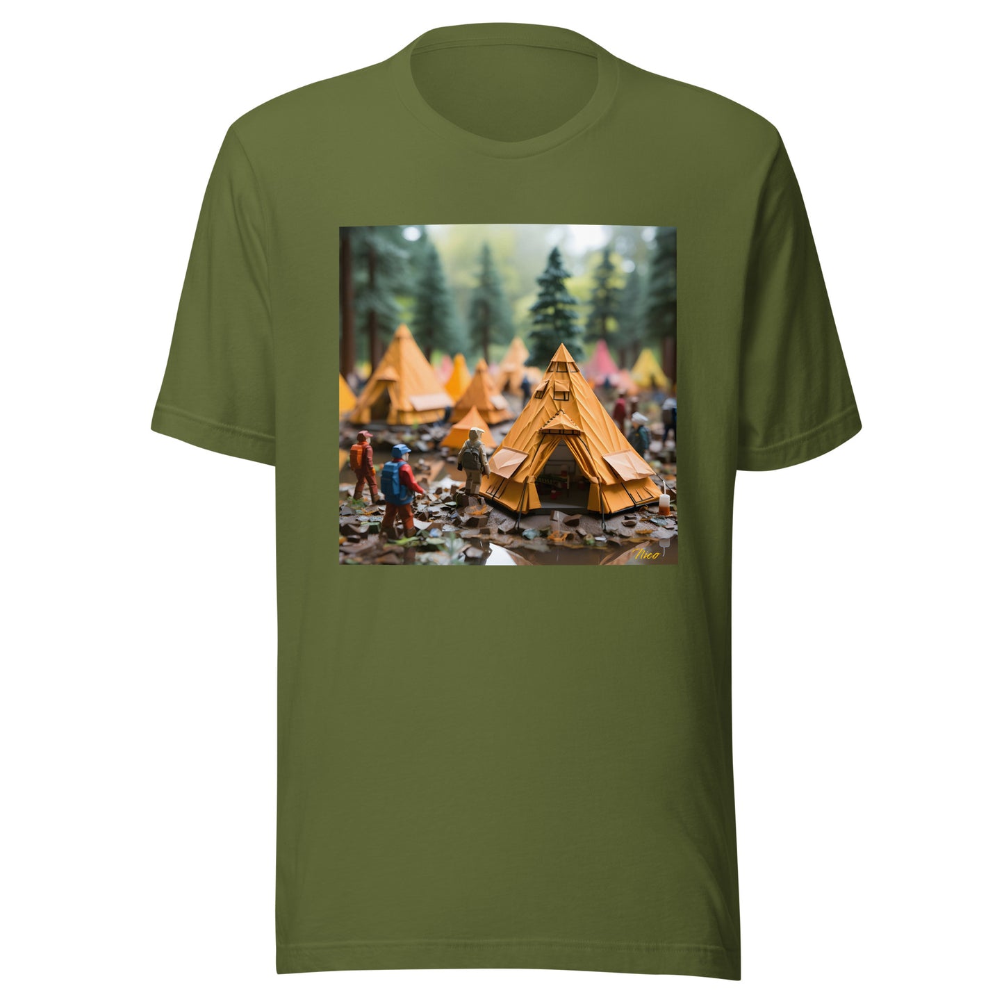 Camping In The Rain Series Print #1 - Unisex t-shirt