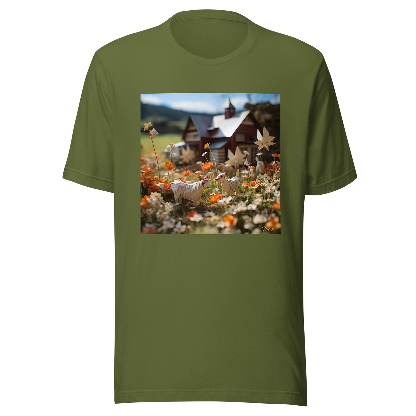 Meadow By The Farm Series Print #10 - Unisex t-shirt