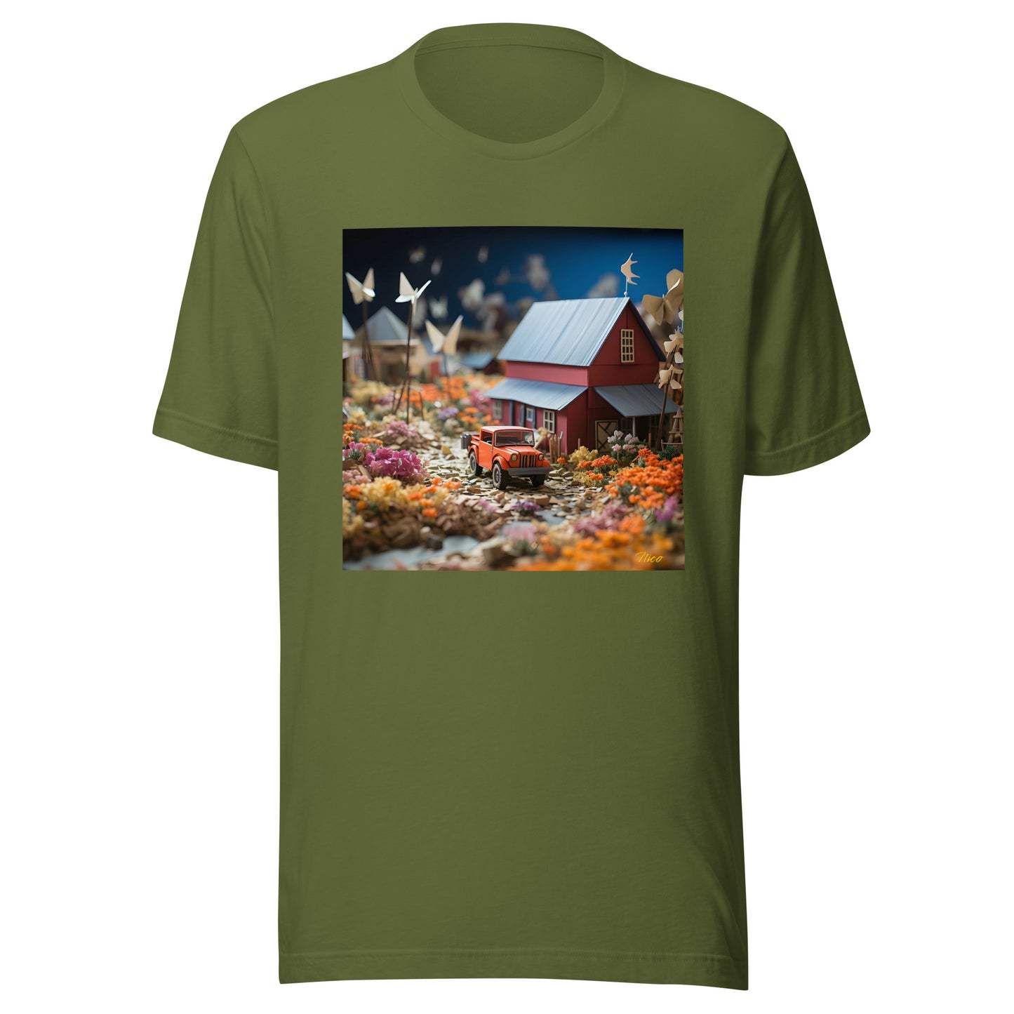 Meadow By The Farm Series Print #3 - Unisex t-shirt