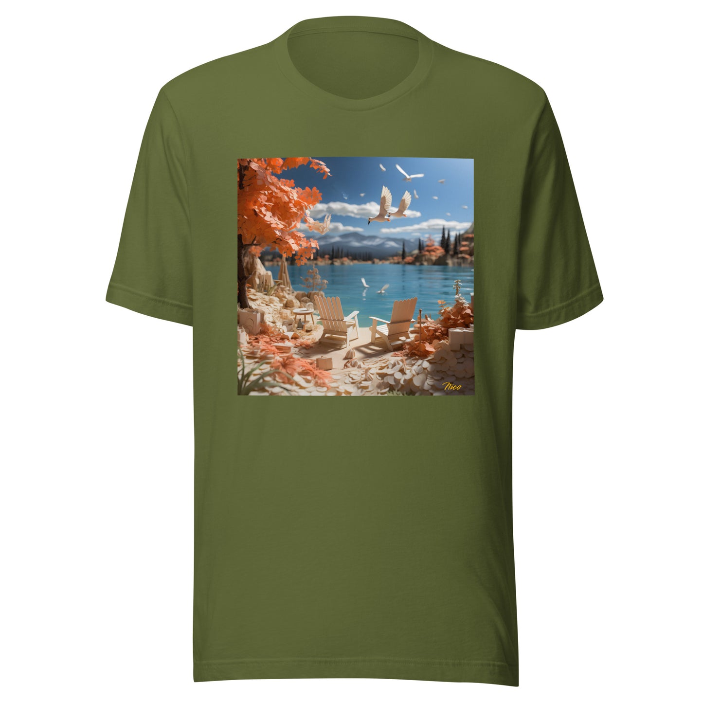 Mountain Lake Series Print #10 - Unisex t-shirt