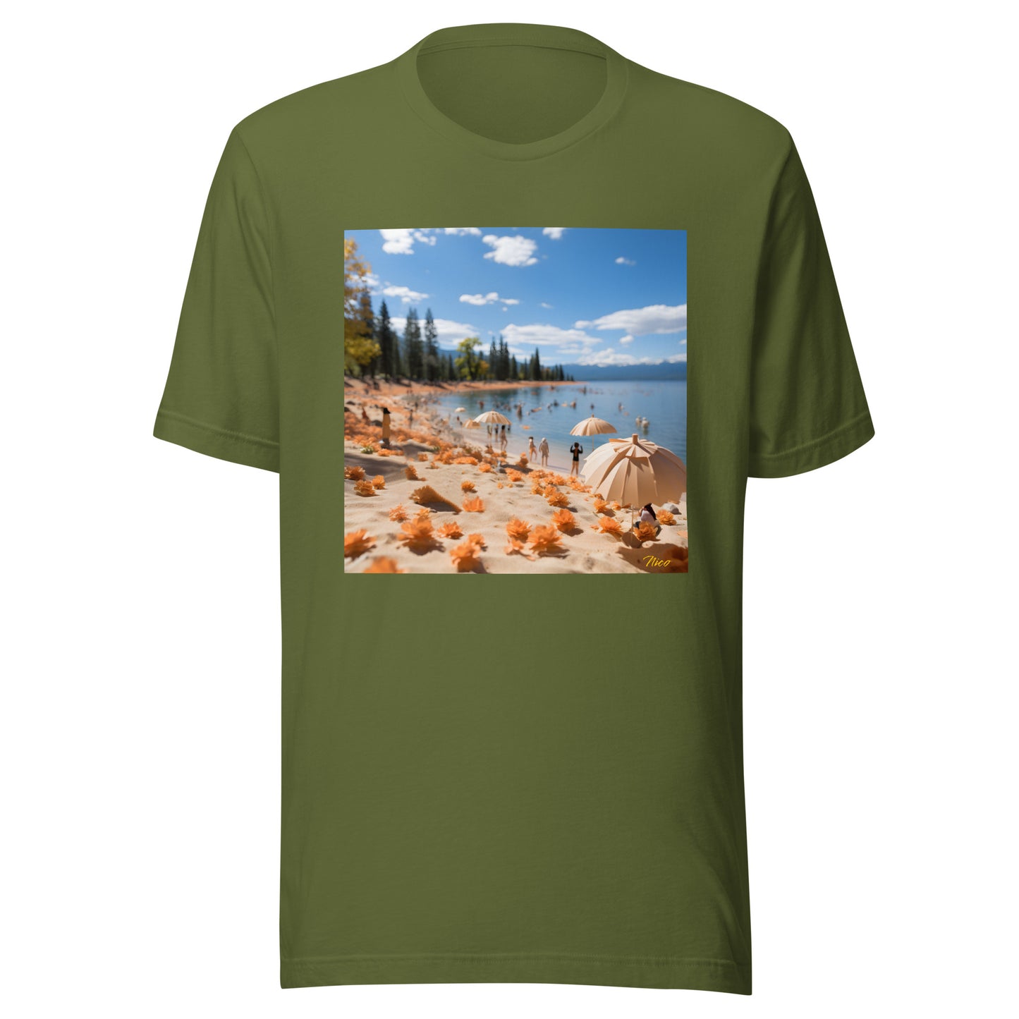 Mountain Lake Series Print #8 - Unisex t-shirt