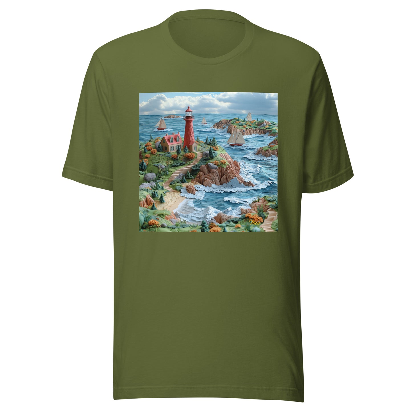 By The Seaside Series Print #6 - Unisex t-shirt