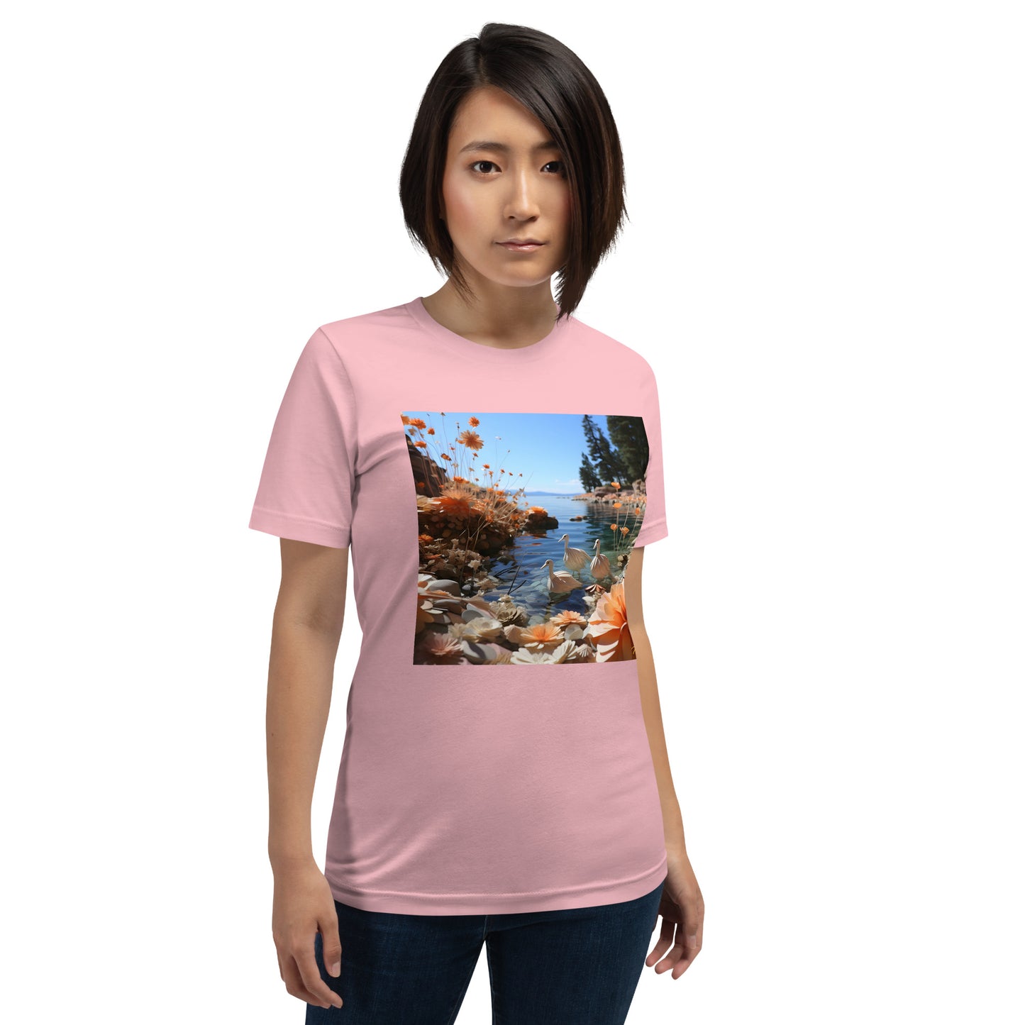 Mountain Lake Series Print #4 - Unisex t-shirt