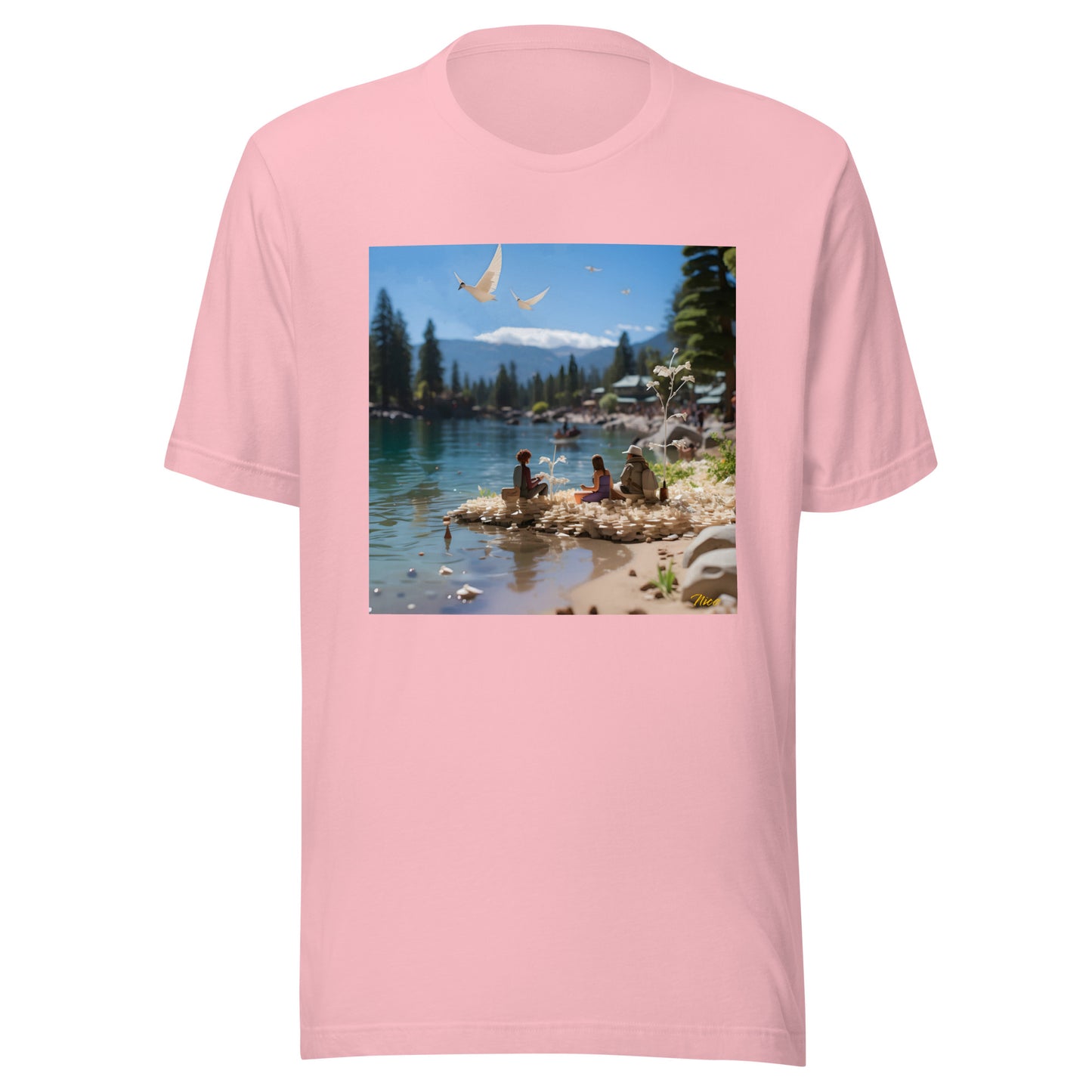 Mountain Lake Series Print #7 - Unisex t-shirt