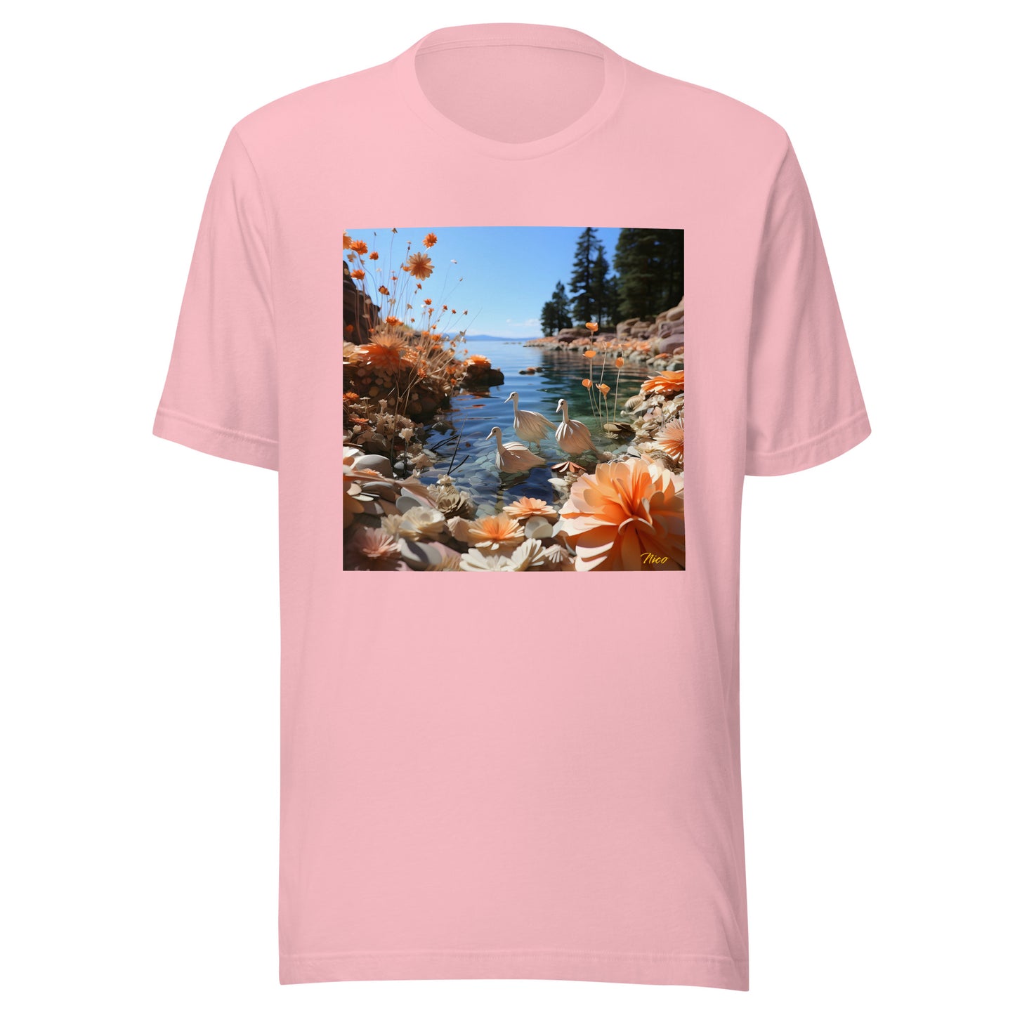 Atop The Mountain Lakeshore Series Print #4 - Unisex t-shirt