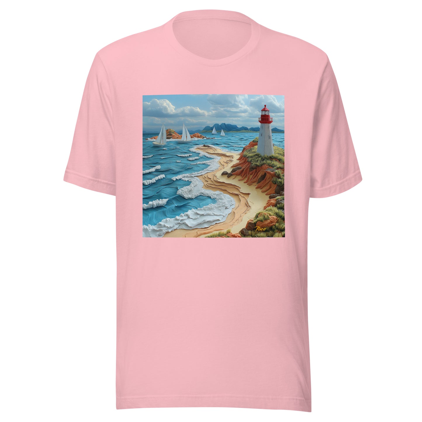 By The Seaside Series Print #4 - Unisex t-shirt