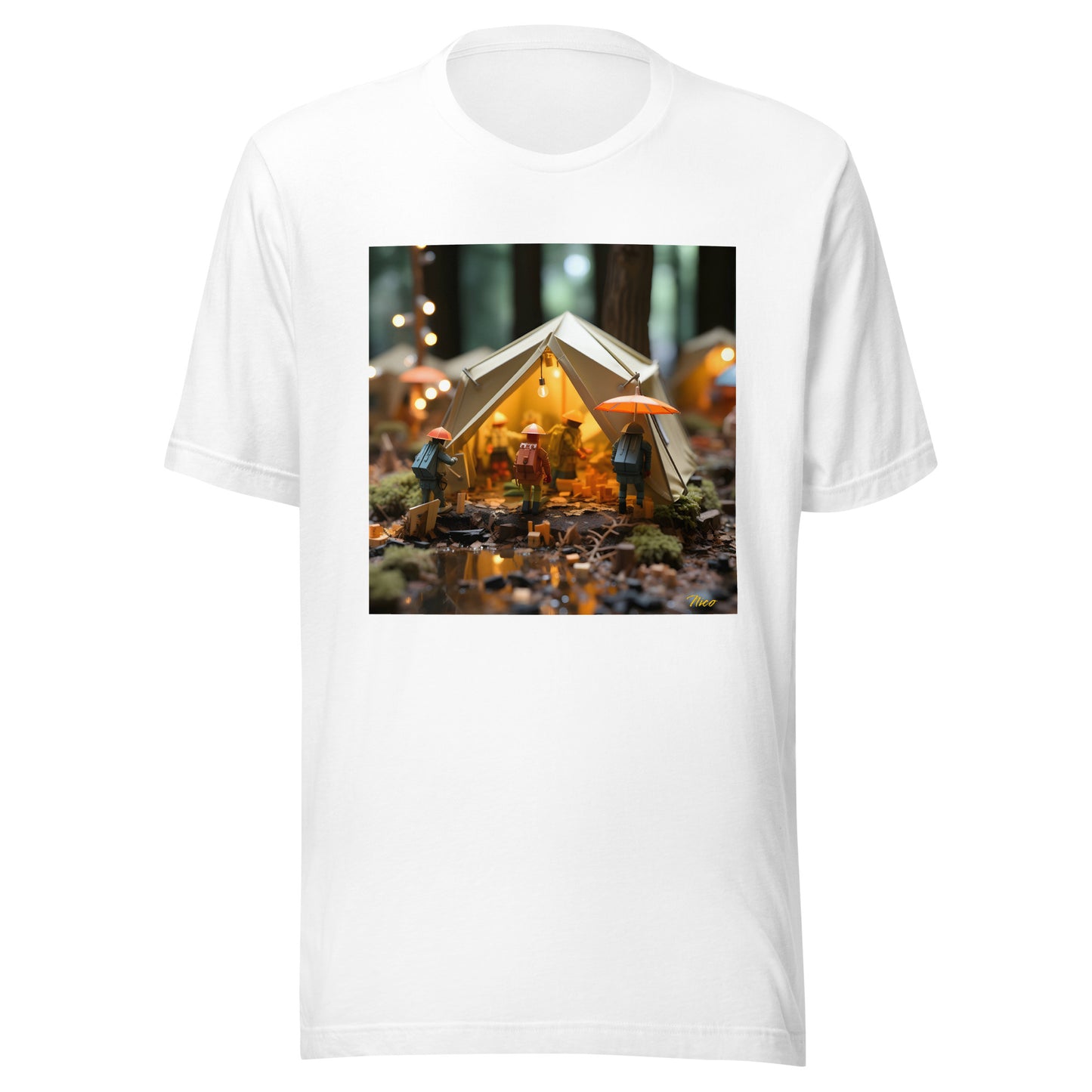 Camping In The Rain Series Print #5 - Unisex t-shirt