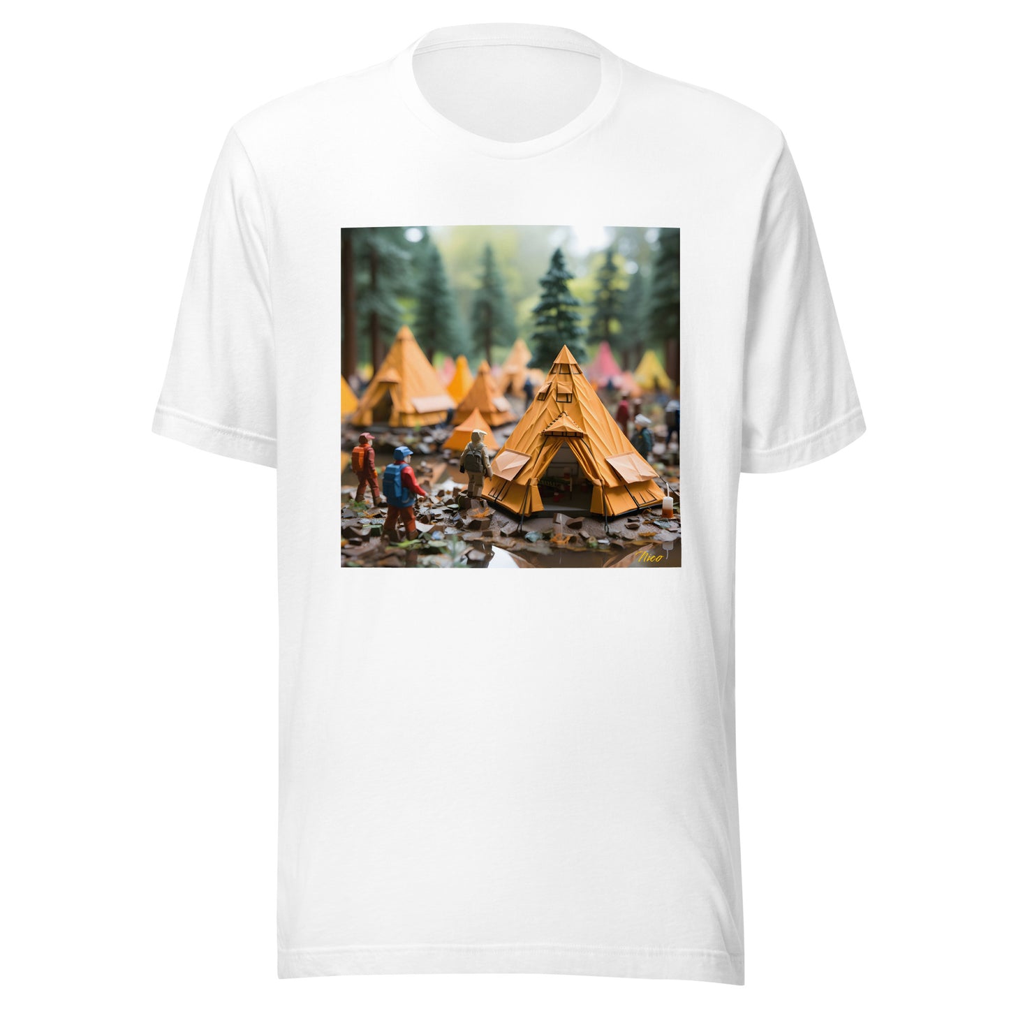 Camping In The Rain Series Print #1 - Unisex t-shirt