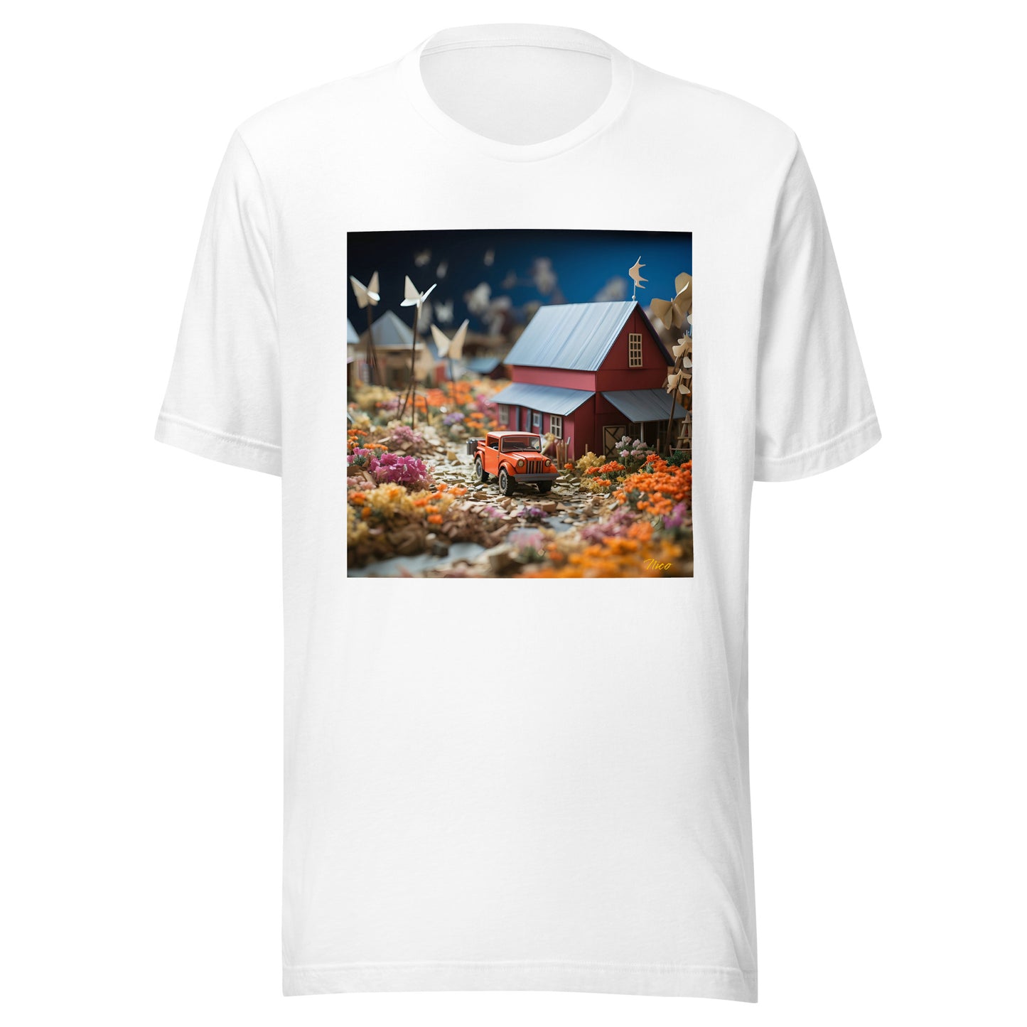 Meadow By The Farm Series Print #3 - Unisex t-shirt