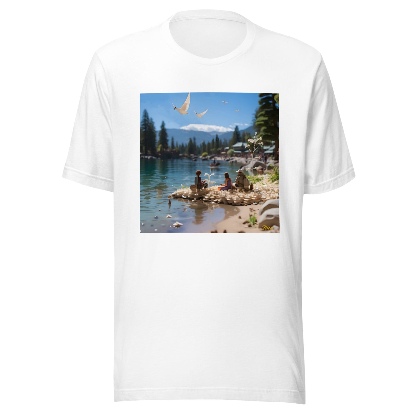 Mountain Lake Series Print #7 - Unisex t-shirt