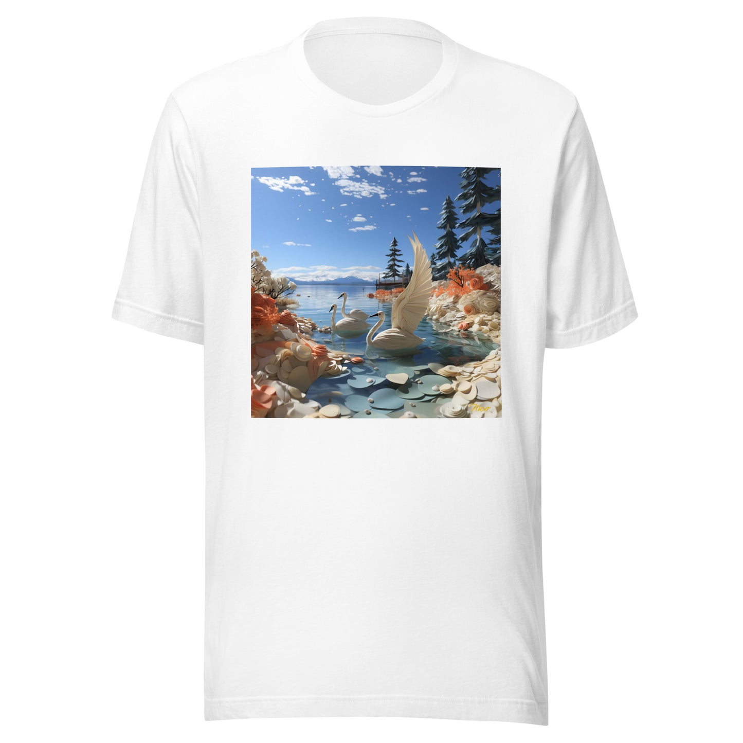 Atop The Mountain Lakeshore Series Print #1 - Unisex t-shirt