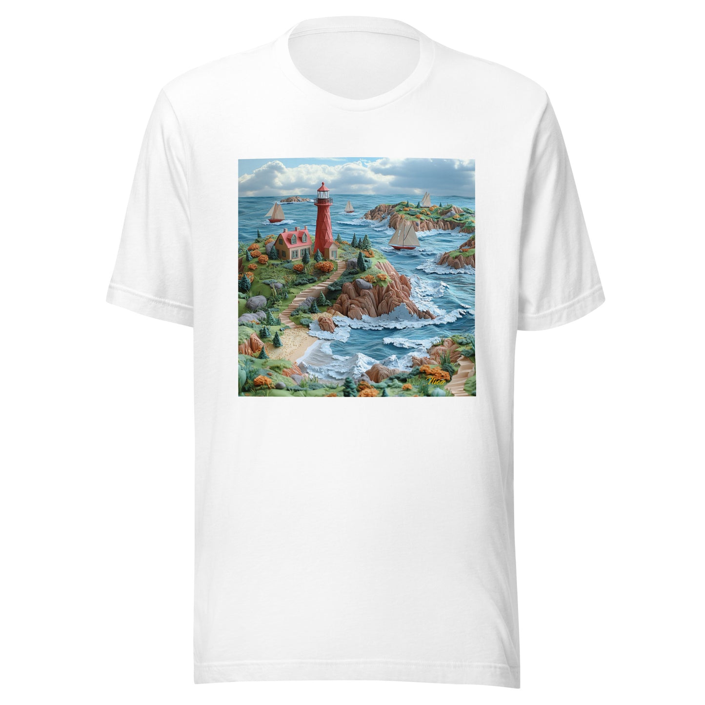 By The Seaside Series Print #6 - Unisex t-shirt