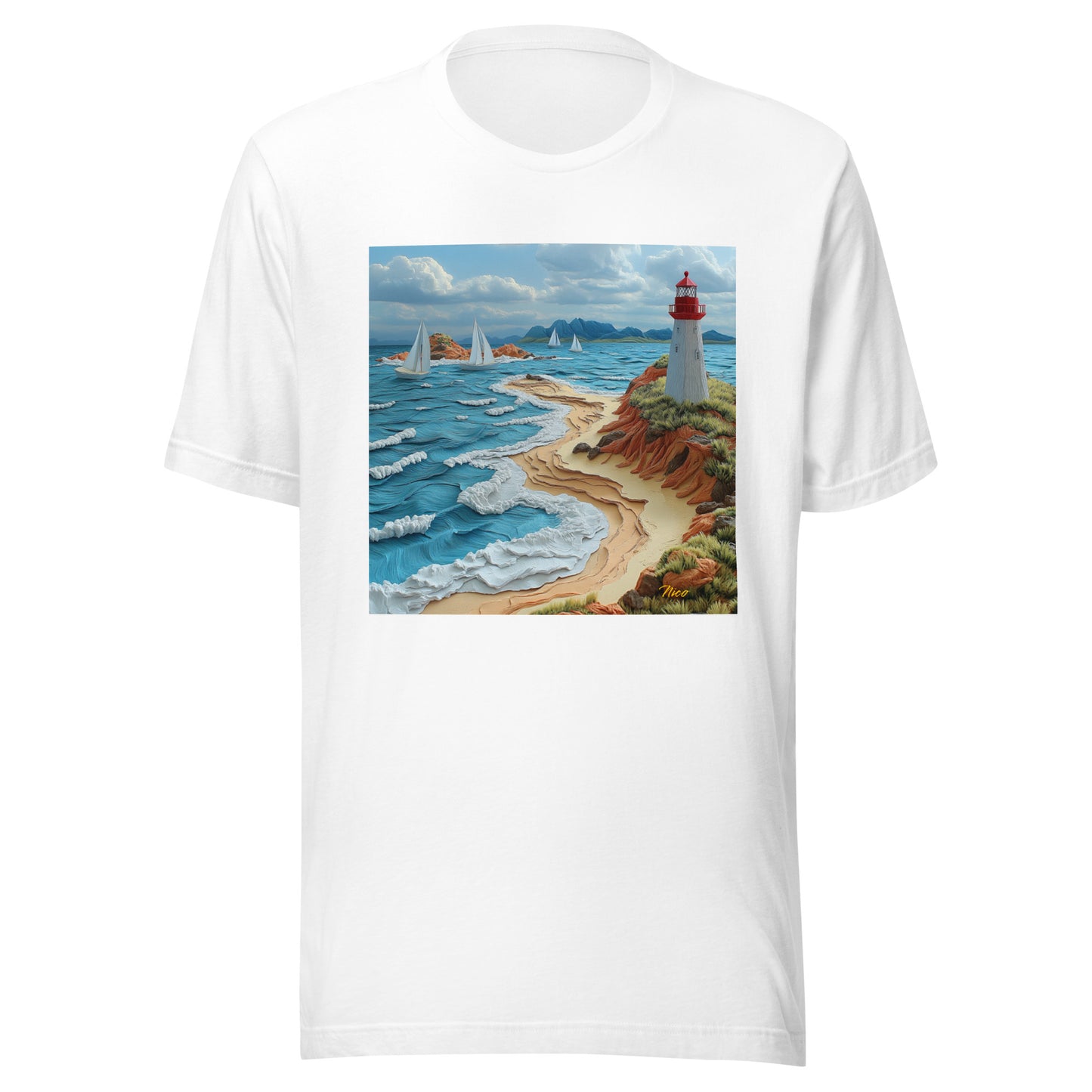 By The Seaside Series Print #4 - Unisex t-shirt