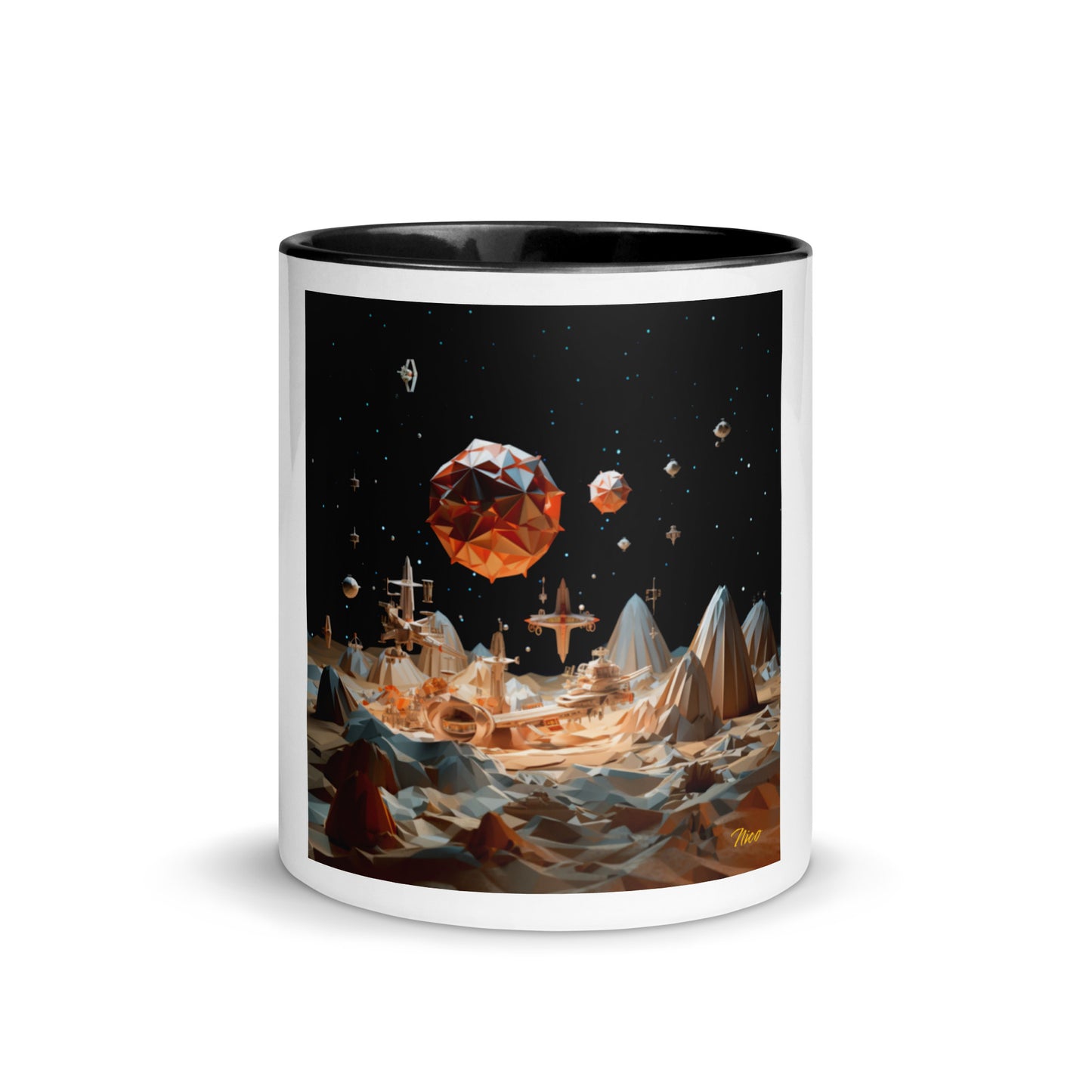 Elons' Dream Series Print #7 Mug with Color Inside