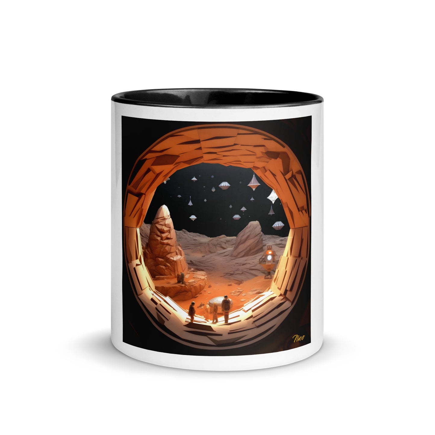 Elon's Dream Series Print #4 Mug with Color Inside