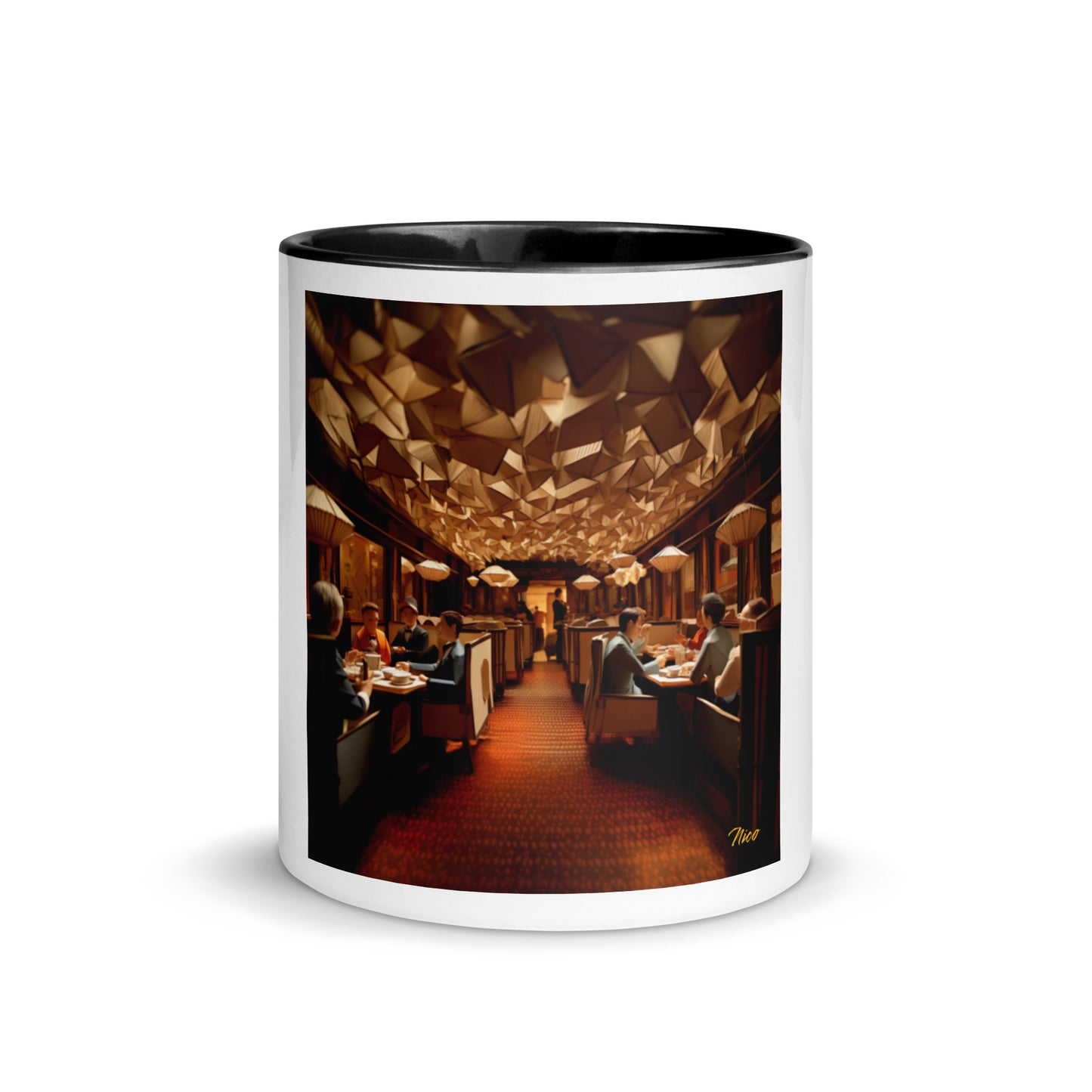 Oriient Express Series Print #2 Mug with Color Inside