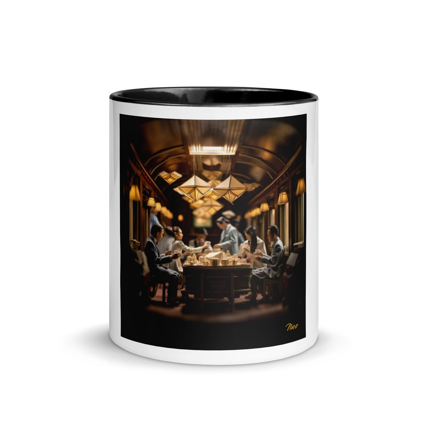 Orient Express Series Print #6 Mug with Color Inside