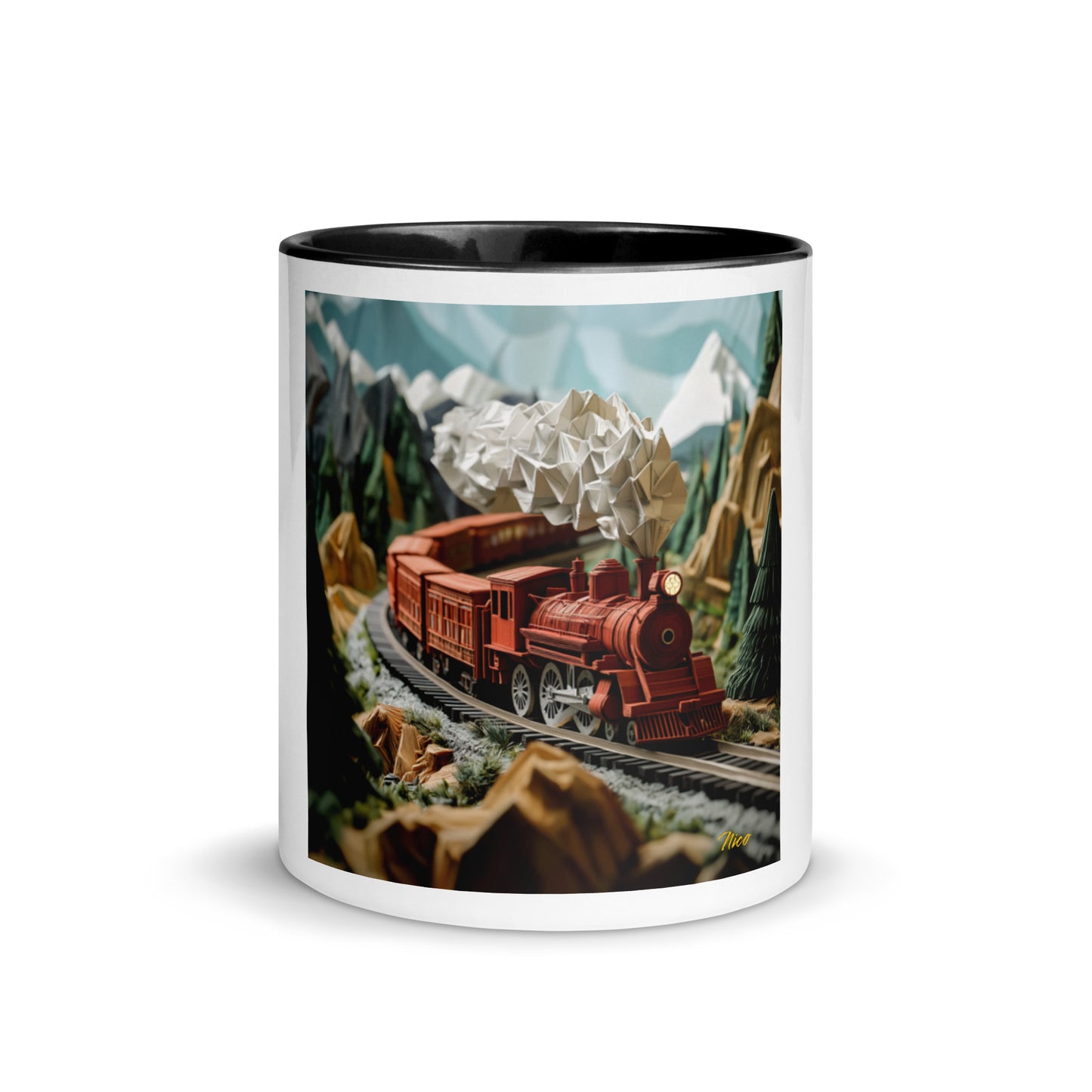 Orient Express Series Print #3 Mug with Color Inside