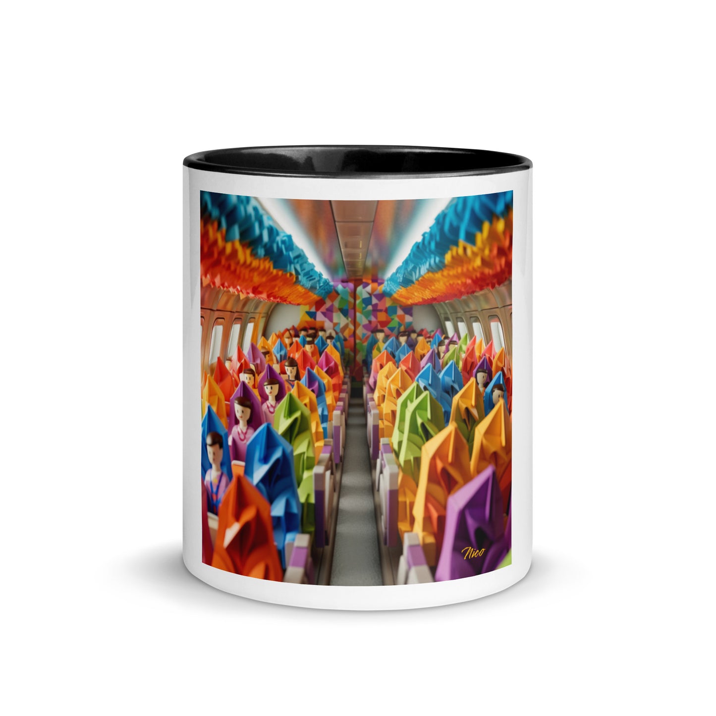 Frequent Flyer Miles Series Print #8 Mug with Color Inside