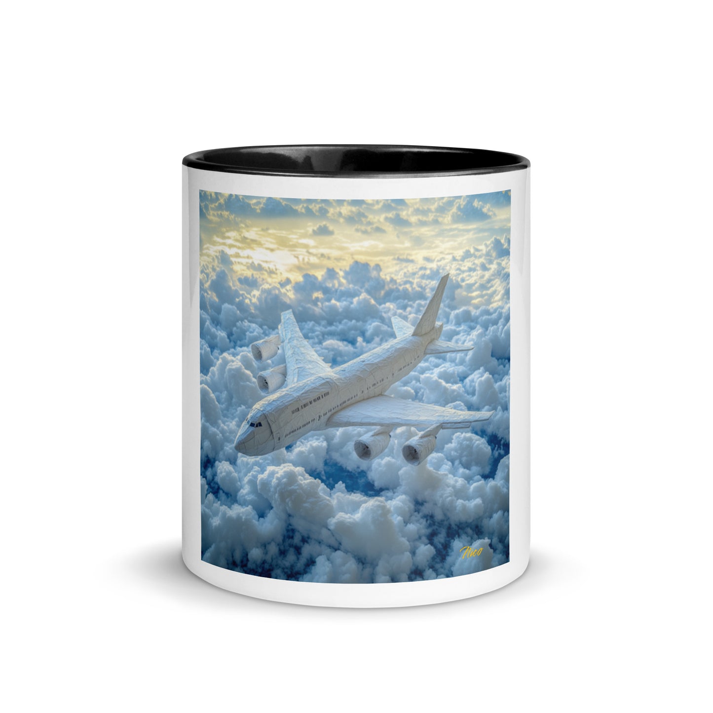 Frequent Flyer Miles Series Print #10 Mug with Color Inside