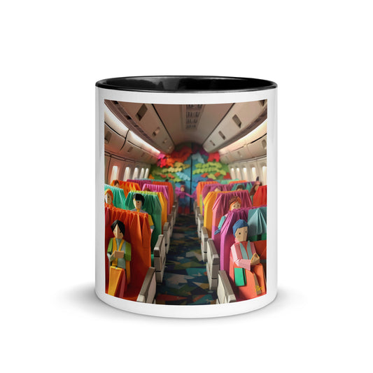 Frequent Flyer Miles Series Print #2 Mug with Color Inside