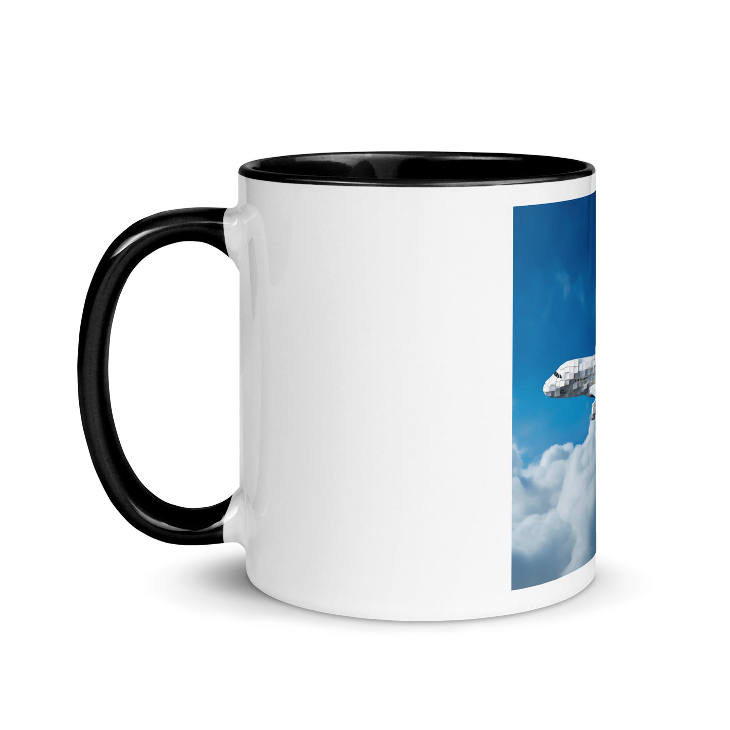 Frequent Flyer Miles Series Print #5 Mug with Color Inside