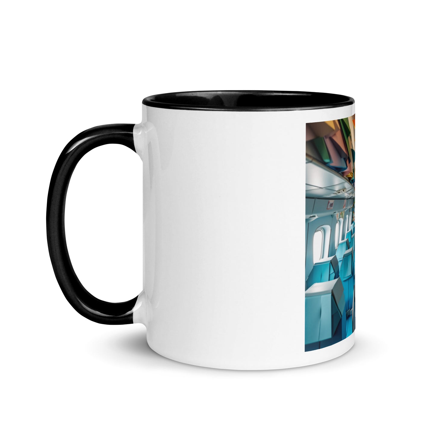 Frequent Flyer Miles Series Print #6 Mug with Color Inside