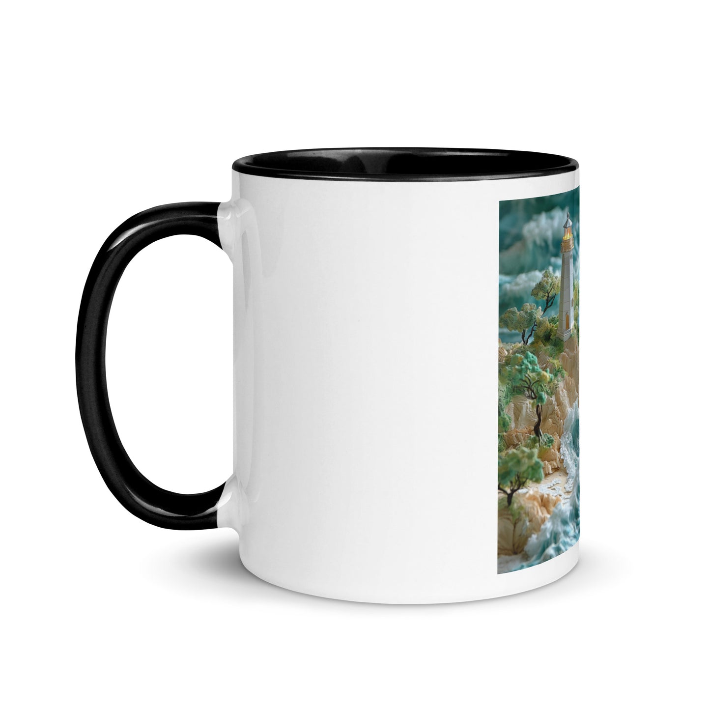 By The Seaside Series Print #9 - Mug with Color Inside