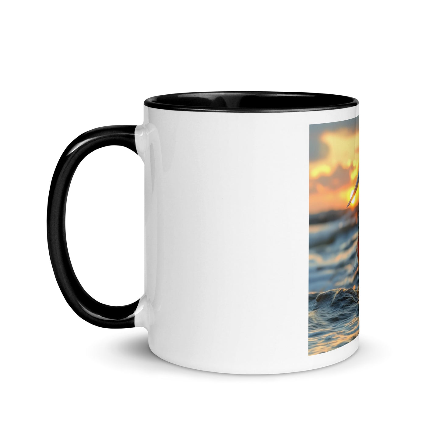 By The Seaside Series Print #1 - Mug with Color Inside